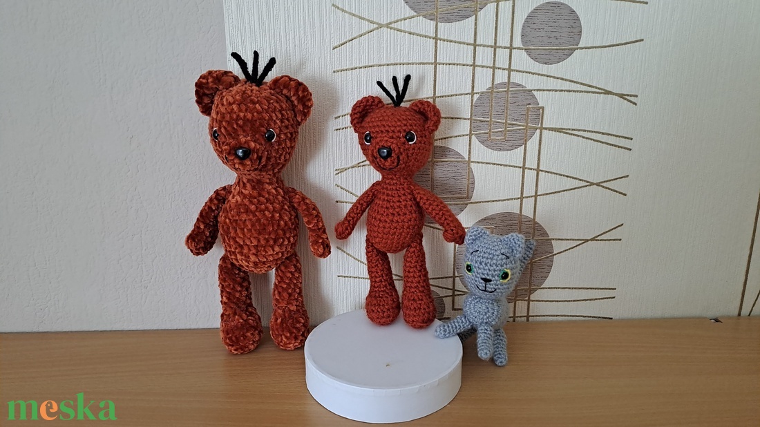 Boribon maci kicsi - kellékek & szerszámok - dekorációs kellékek - figurák - Meska.hu