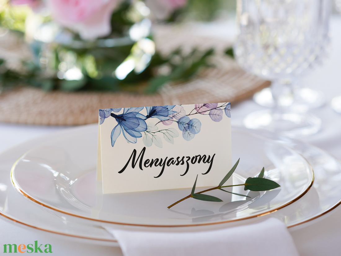 Blue Magnolia esküvői ültetőkártya - sátras - esküvő - meghívó & kártya - ültetési rend - Meska.hu Blue Magnolia esküvői ültetőkártya - sátras - esküvő - meghívó & kártya - ültetési rend - Meska.hu