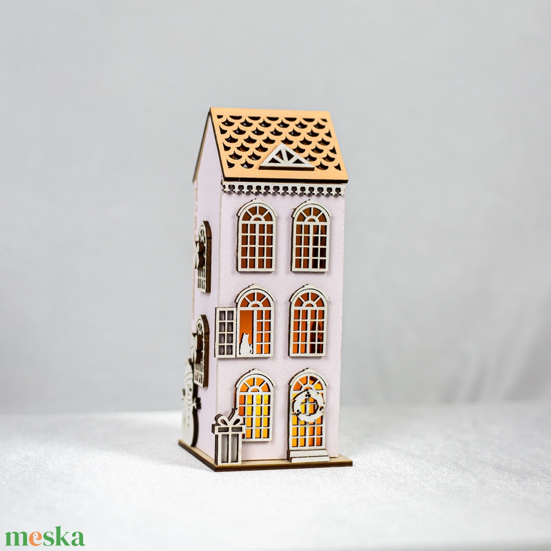 Mécsestartó házikó - Amsterdam I. - karácsony - adventi díszek - adventi asztaldísz - Meska.hu Mécsestartó házikó - Amsterdam I. - karácsony - adventi díszek - adventi asztaldísz - Meska.hu