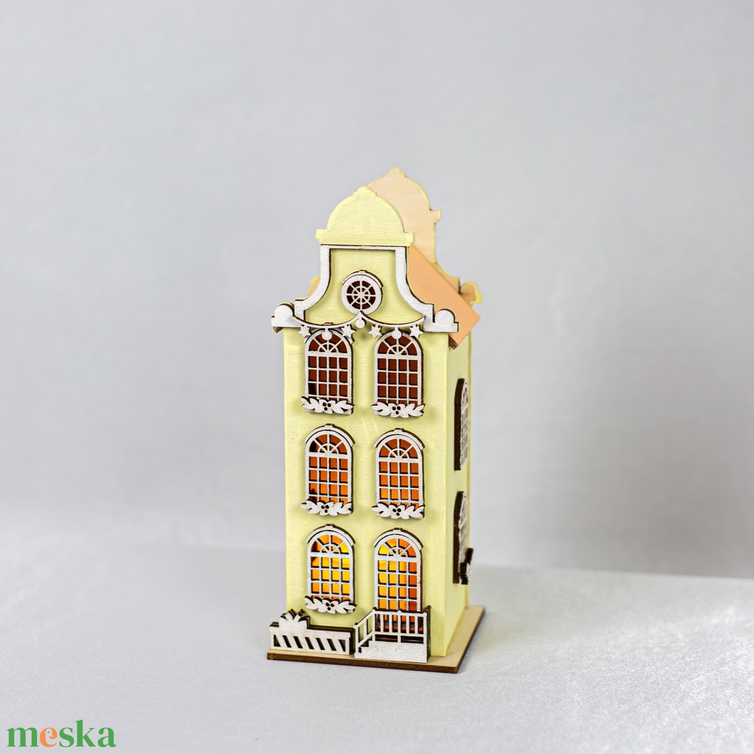 Mécsestartó házikó - Amsterdam III. - karácsony - adventi díszek - adventi asztaldísz - Meska.hu Mécsestartó házikó - Amsterdam III. - karácsony - adventi díszek - adventi asztaldísz - Meska.hu