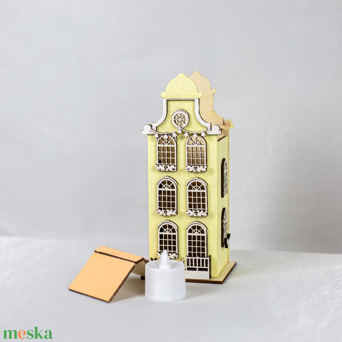 Mécsestartó házikó - Amsterdam III. - karácsony - adventi díszek - adventi asztaldísz - Meska.hu Mécsestartó házikó - Amsterdam III. - karácsony - adventi díszek - adventi asztaldísz - Meska.hu