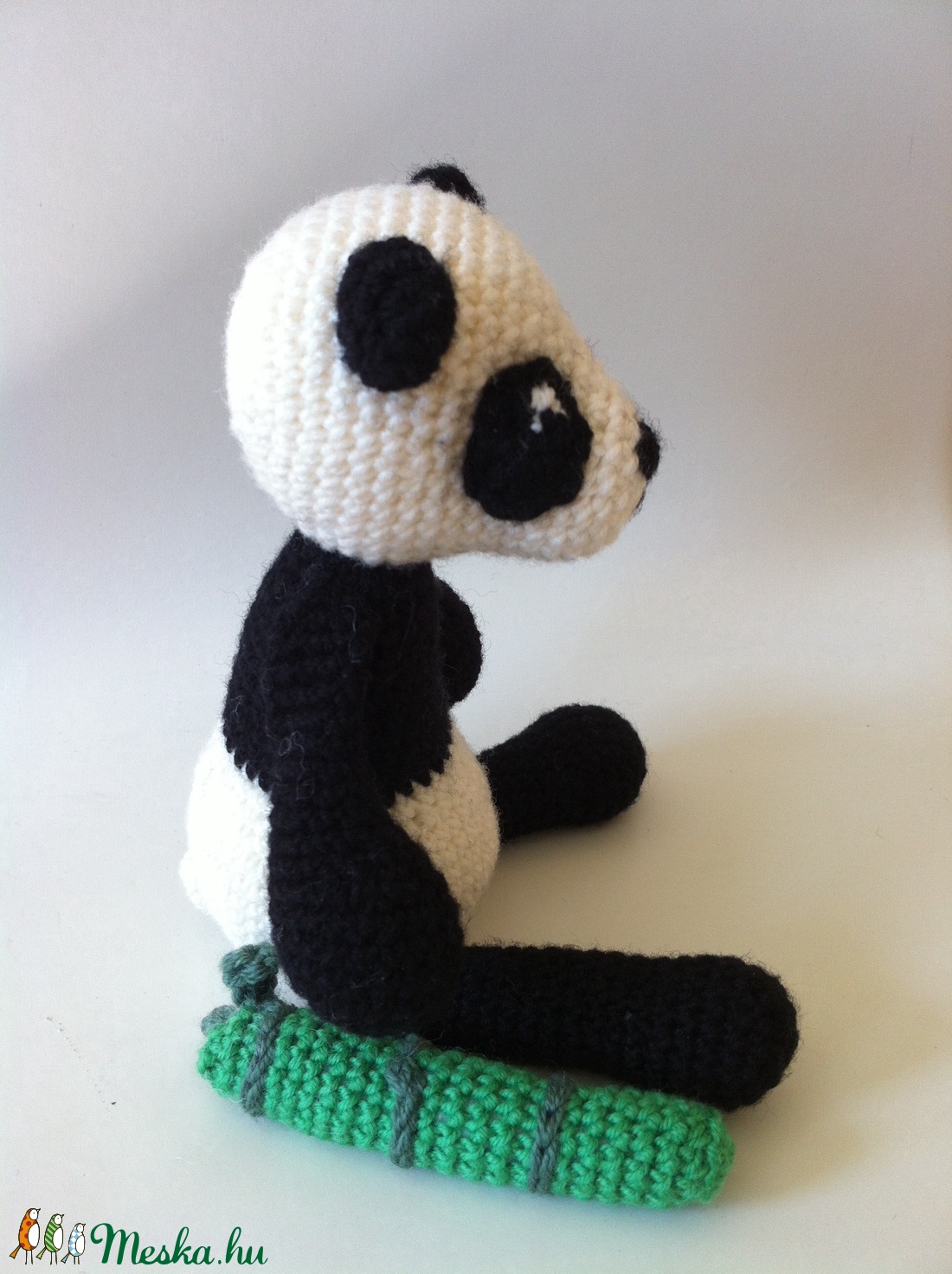 Éhes pandamackó bambusszal... =o) - játék & sport - plüssállat & játékfigura - maci - Meska.hu Éhes pandamackó bambusszal... =o) - játék & sport - plüssállat & játékfigura - maci - Meska.hu