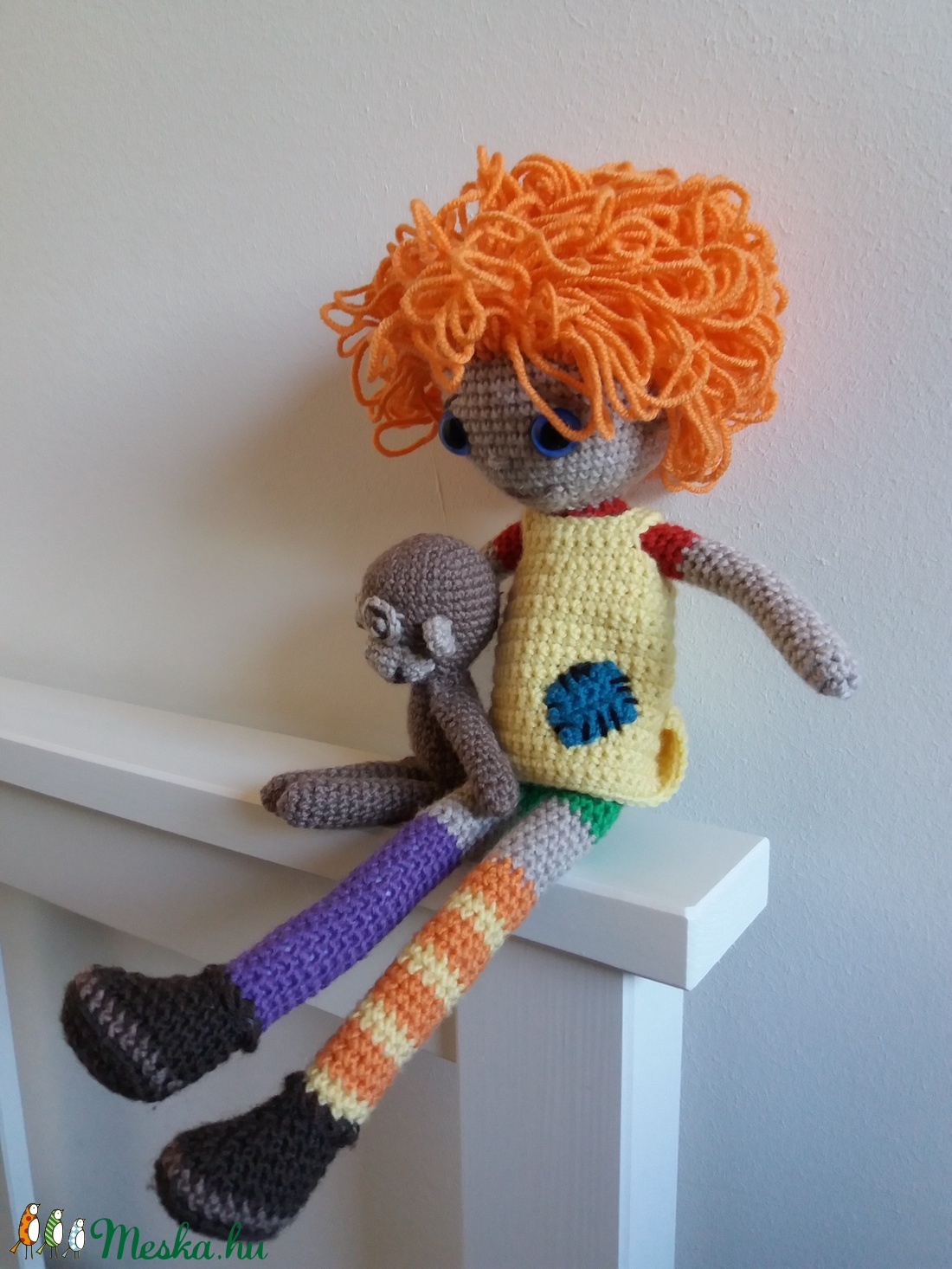 Harisnyás Pippi (Pipi Longstrom) és Nilsson úr - játék & sport - baba & babaház - baba - Meska.hu Harisnyás Pippi (Pipi Longstrom) és Nilsson úr - játék & sport - baba & babaház - baba - Meska.hu