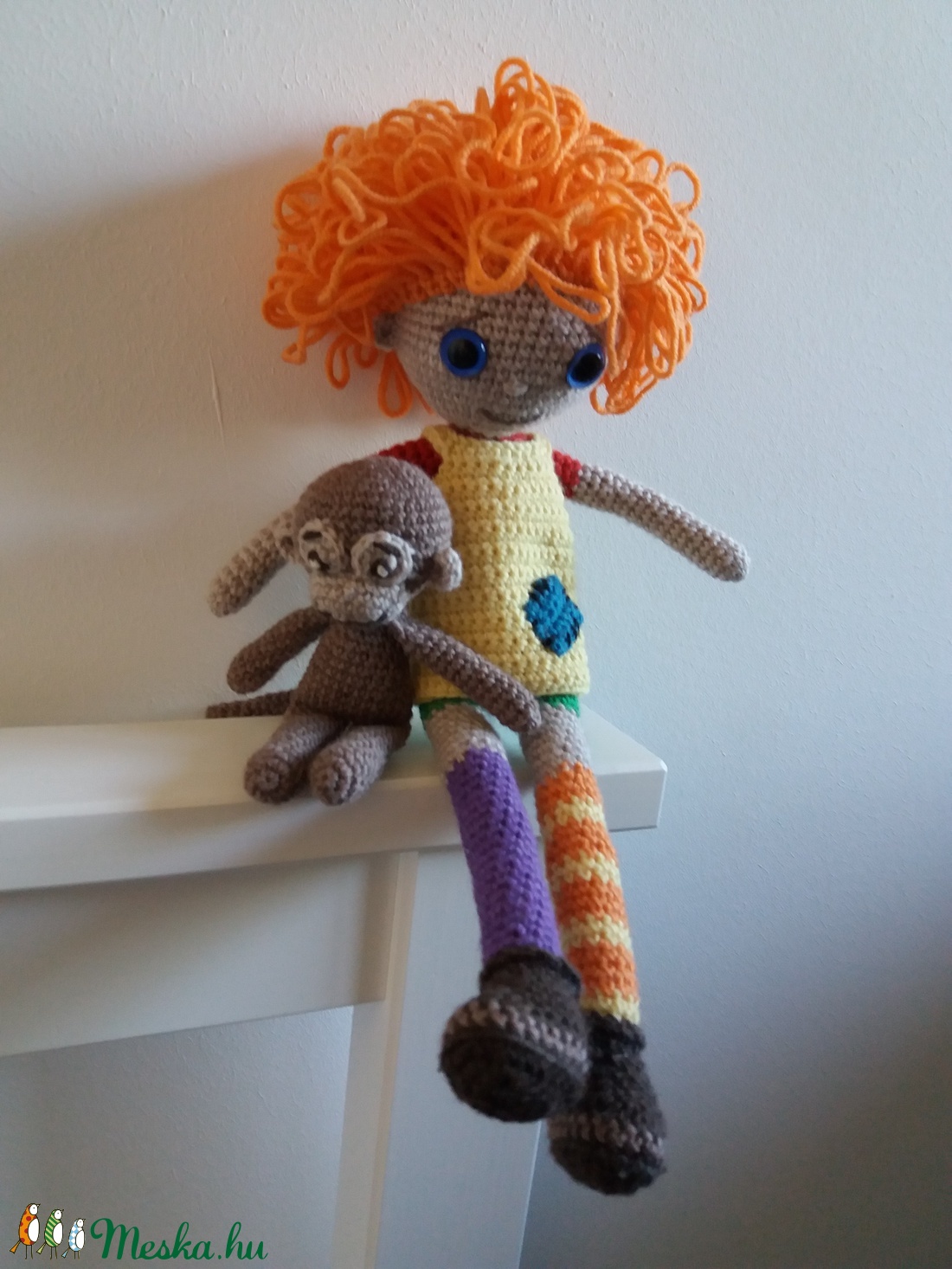 Harisnyás Pippi (Pipi Longstrom) és Nilsson úr - játék & sport - baba & babaház - baba - Meska.hu Harisnyás Pippi (Pipi Longstrom) és Nilsson úr - játék & sport - baba & babaház - baba - Meska.hu