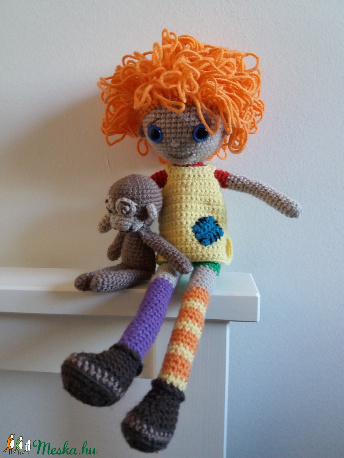 Harisnyás Pippi (Pipi Longstrom) és Nilsson úr - játék & sport - baba & babaház - baba - Meska.hu Harisnyás Pippi (Pipi Longstrom) és Nilsson úr - játék & sport - baba & babaház - baba - Meska.hu