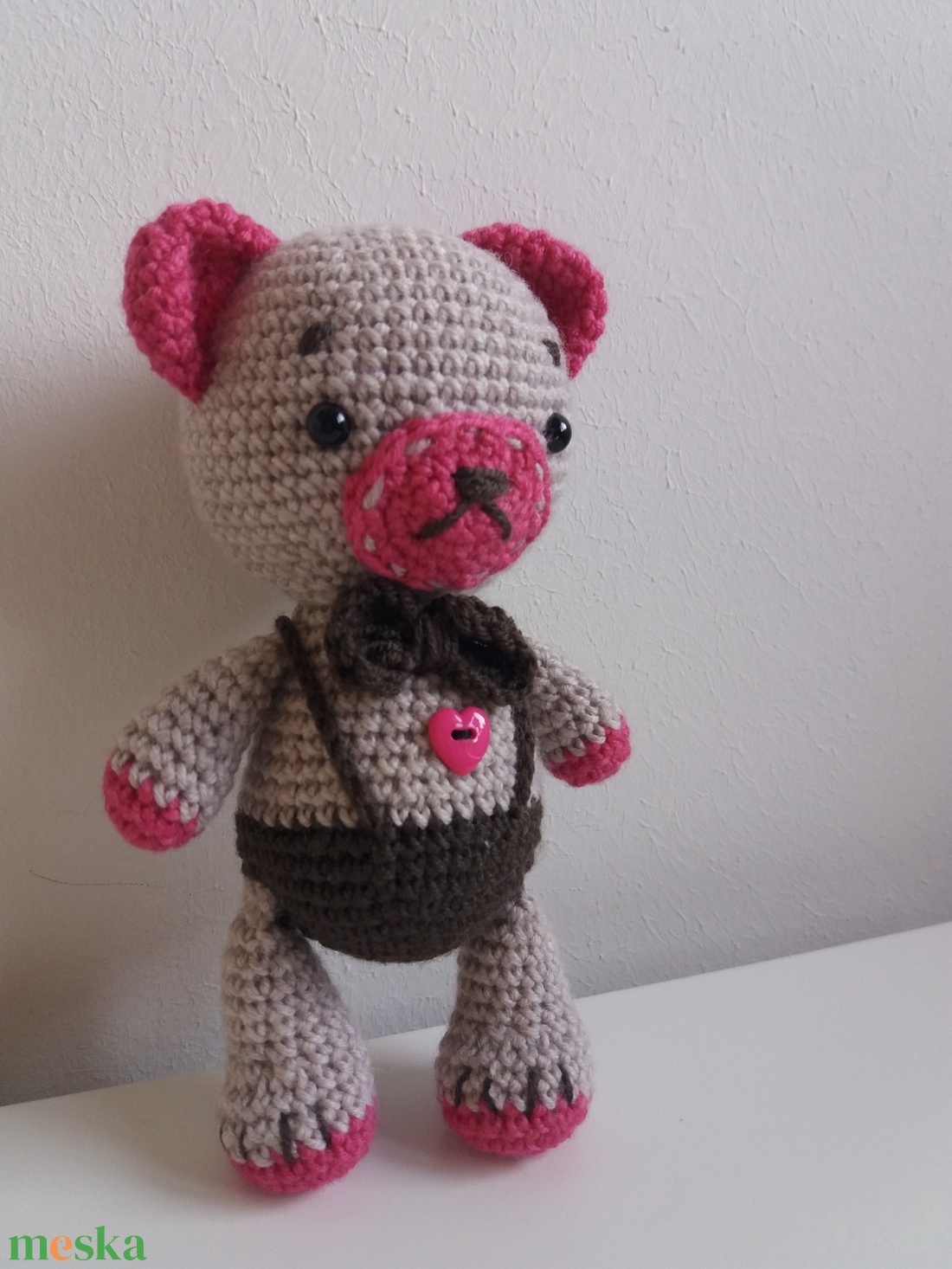 Berti - játék & sport - plüssállat & játékfigura - maci - Meska.hu