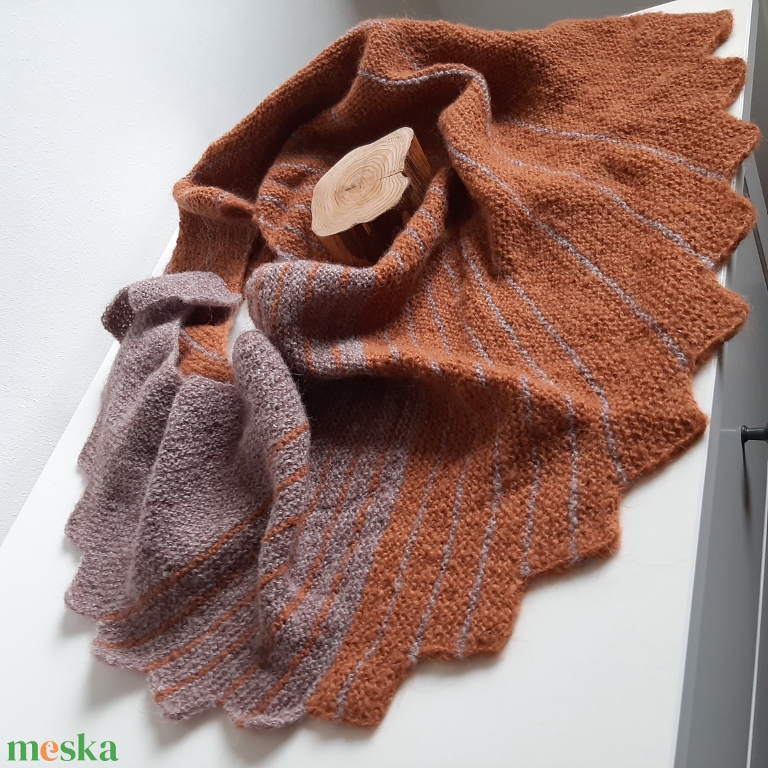 Sárkányfarok, sál =o) - ruha & divat - sál, sapka, kendő - sál - Meska.hu