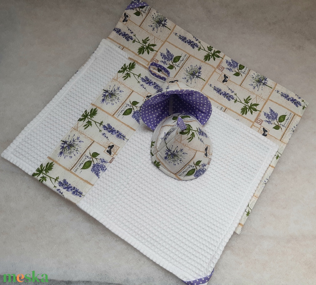 Levendula textil konyharuha fedőfogókkal - otthon & életmód - konyhafelszerelés, tálalás - konyhai textil - konyharuha & törlőkendő - Meska.hu Levendula textil konyharuha fedőfogókkal - otthon & életmód - konyhafelszerelés, tálalás - konyhai textil - konyharuha & törlőkendő - Meska.hu