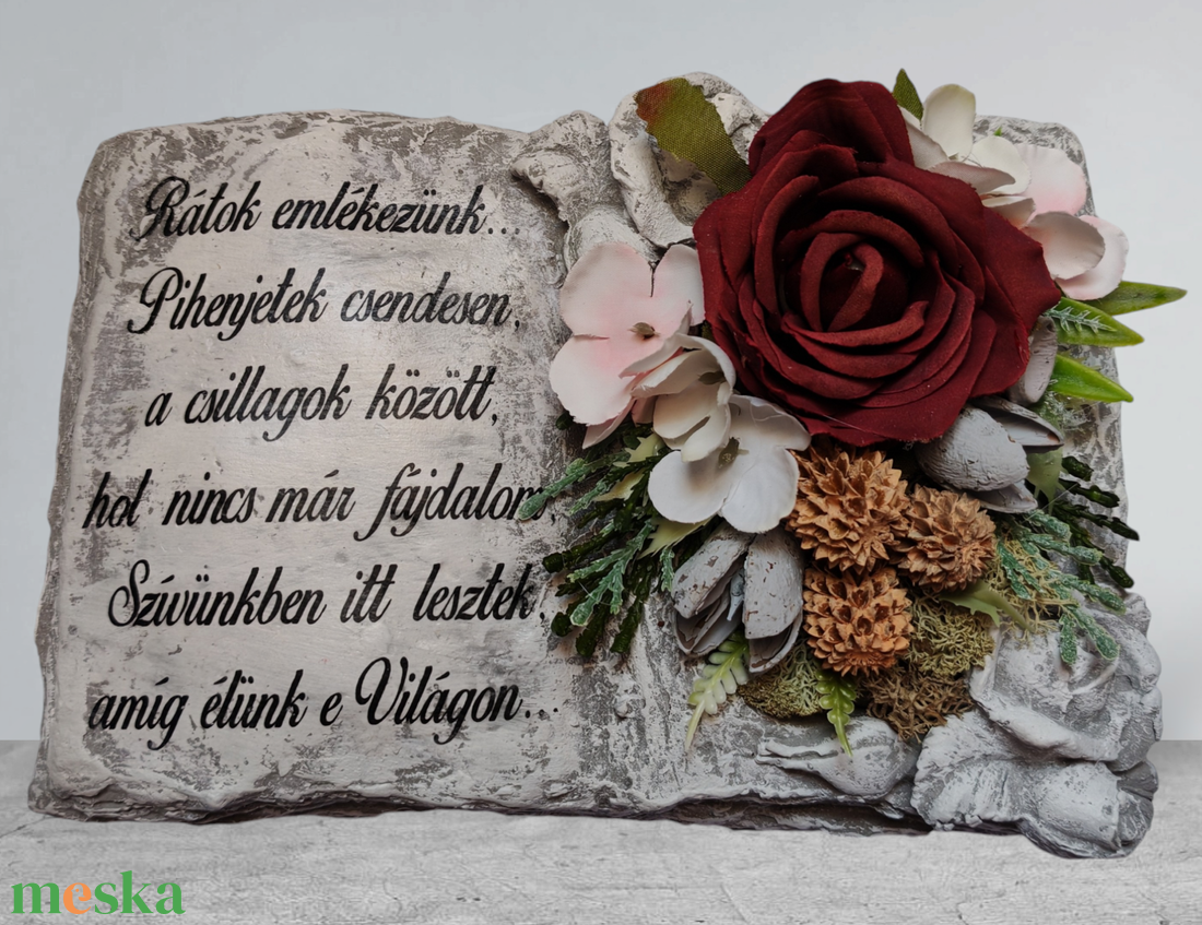 Sírdisz könyv formába - otthon & életmód - vallás - temetkezési tárgy - Meska.hu Sírdisz könyv formába - otthon & életmód - vallás - temetkezési tárgy - Meska.hu