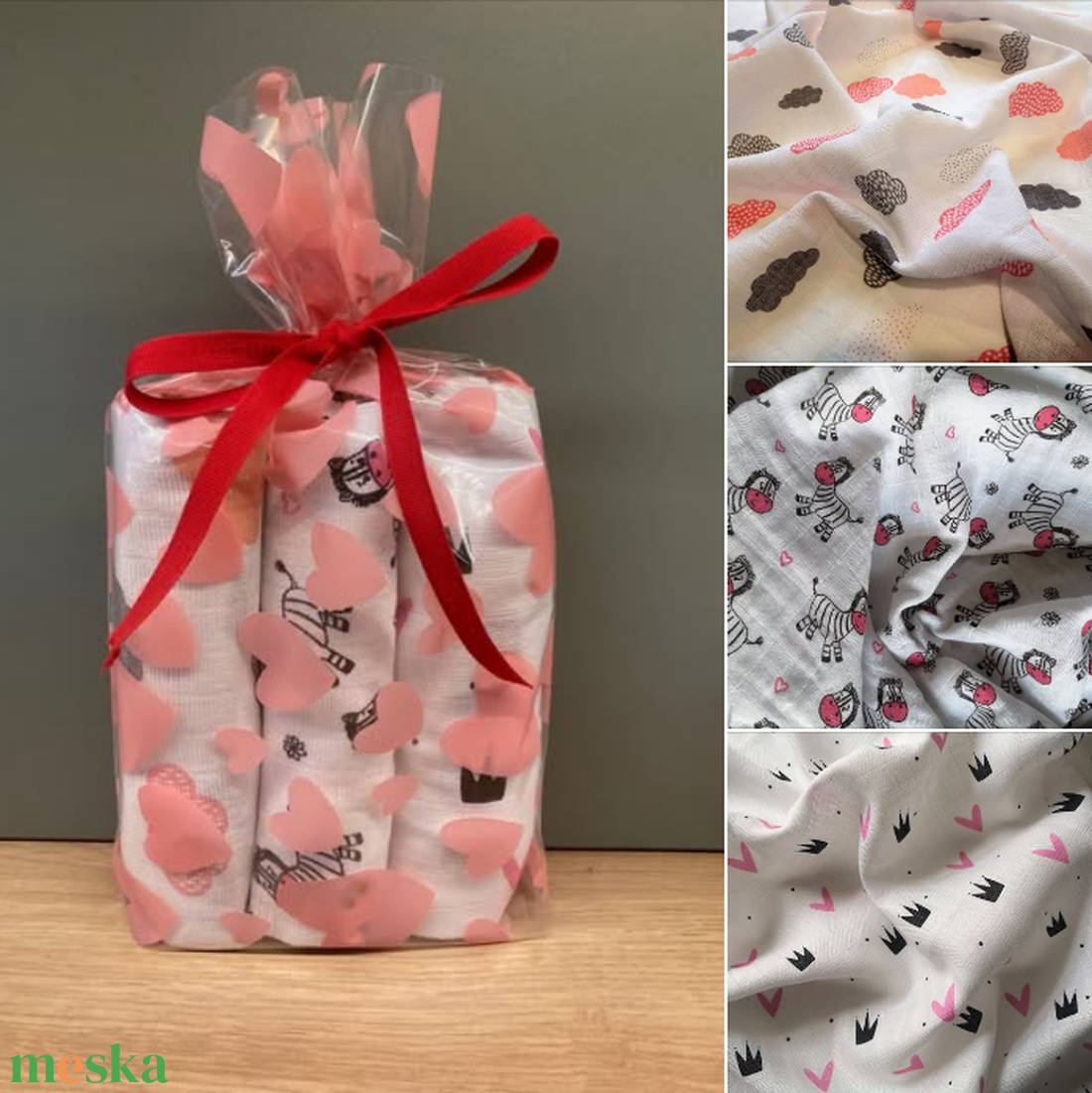 3 db-os pelenkacsomag - baba - mama - szoptatási, etetési kellékek - büfikendő - Meska.hu