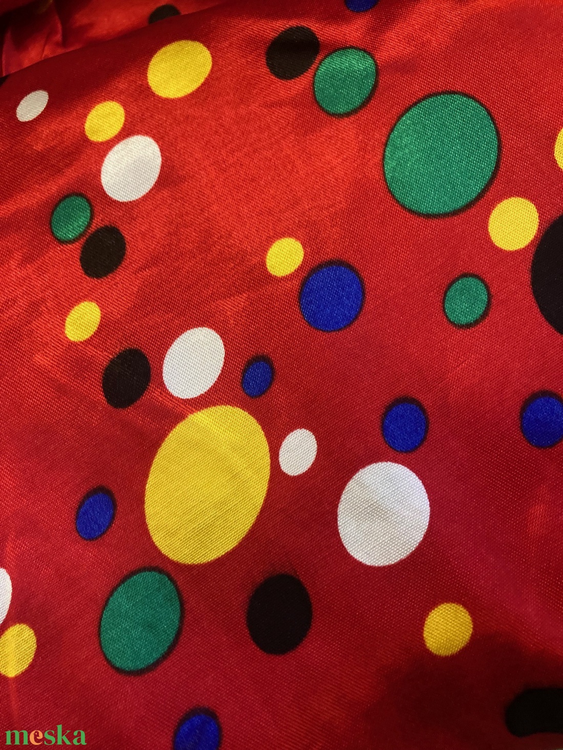 Farsangi jelmez,  dekorációs anyag Pöttyös - kellékek & szerszámok - méteráru - dekorációs alapanyag - Meska.hu