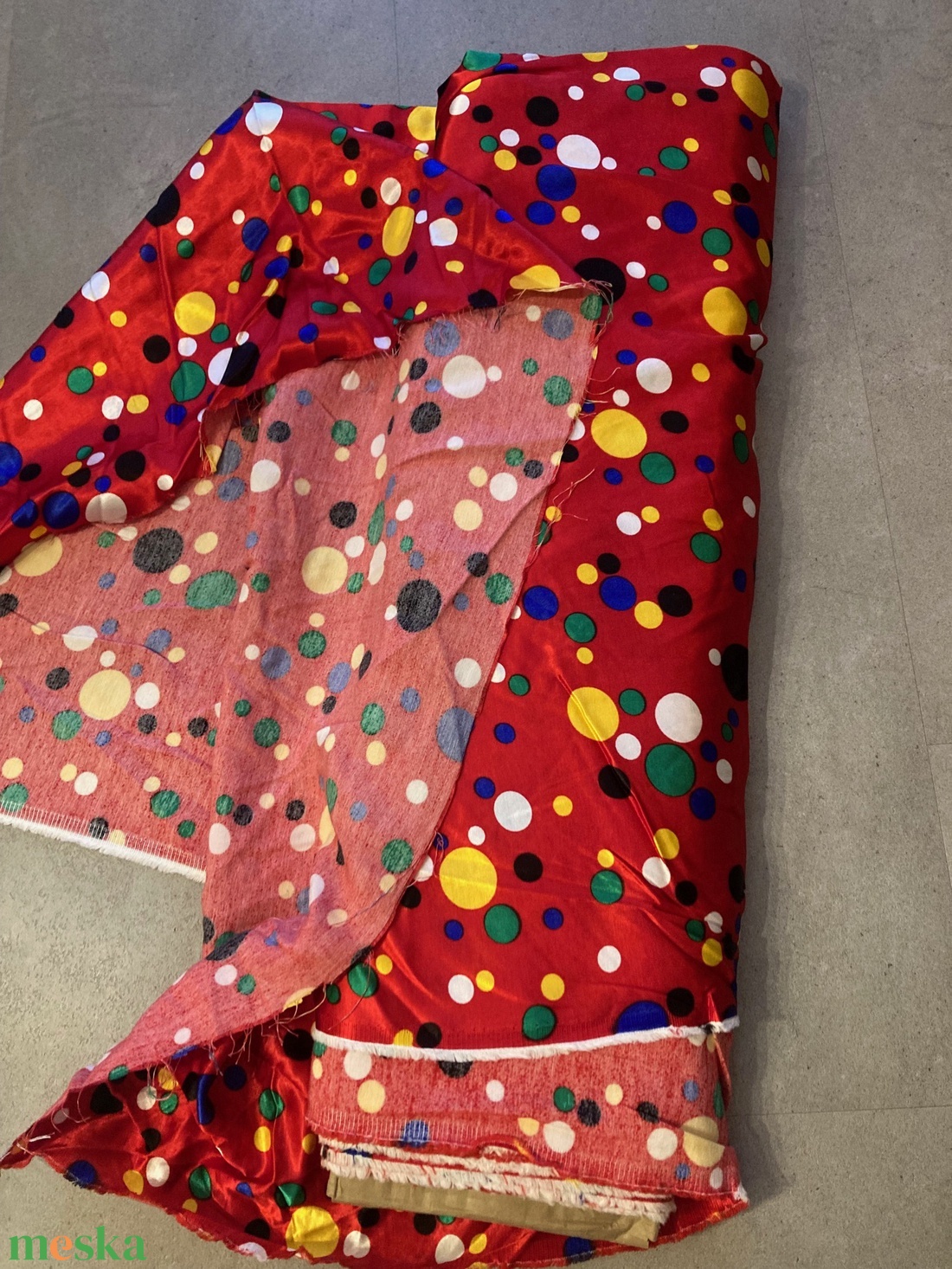 Farsangi jelmez,  dekorációs anyag Pöttyös - kellékek & szerszámok - méteráru - dekorációs alapanyag - Meska.hu