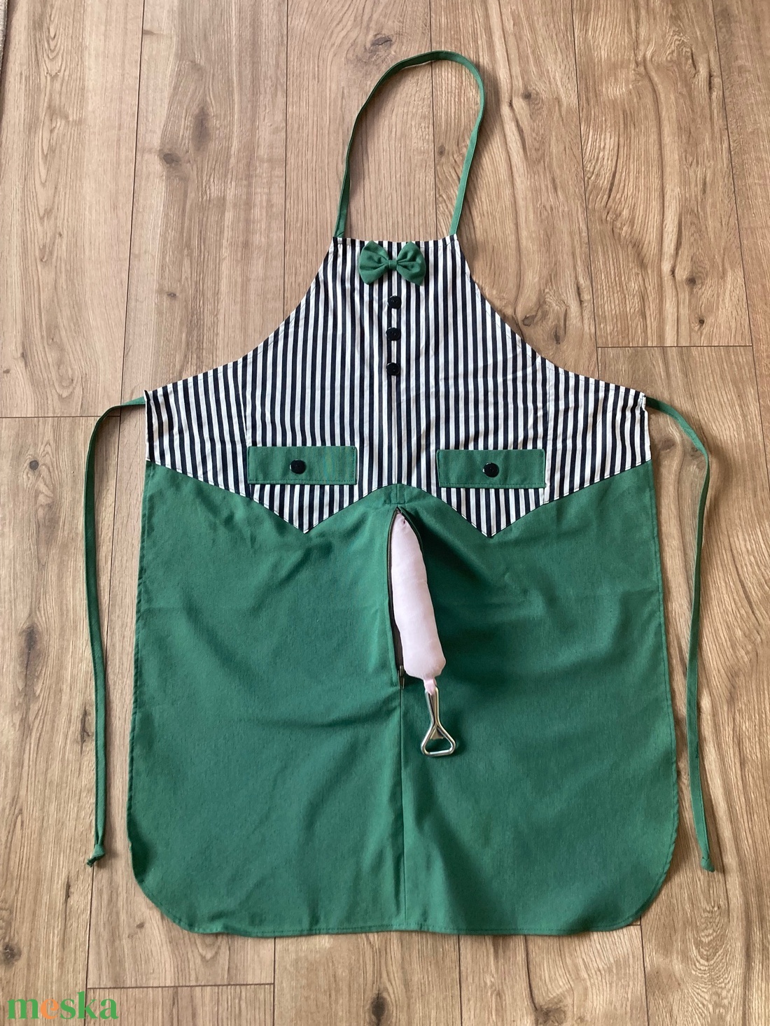 Vicces férfi Party-kötény sörbontóval - otthon & életmód - konyhafelszerelés, tálalás - konyhai textil - kötény - Meska.hu