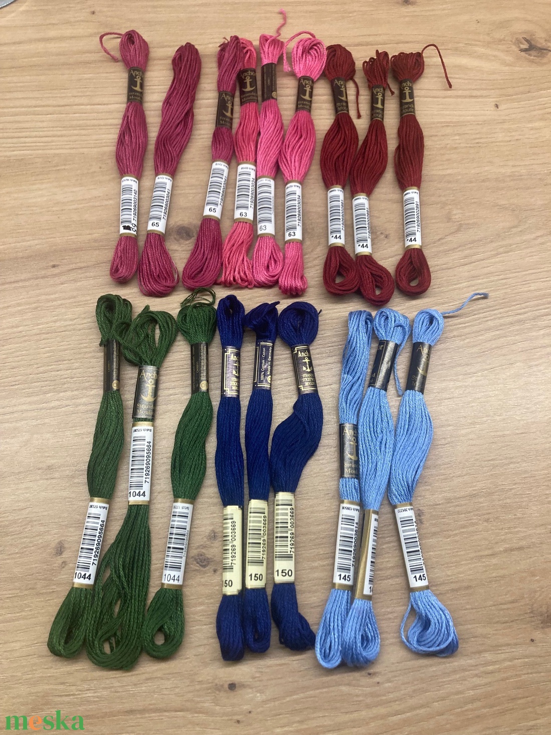 18 db Hímzőfonal Anchor - kellékek & szerszámok - rövidáru - fonal, cérna - hímzőfonal - Meska.hu