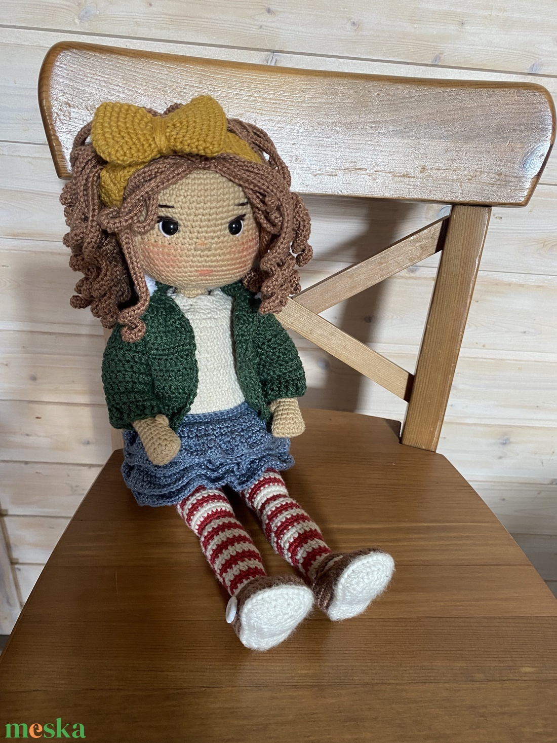 Amigurumi Lotti baba - játék & sport - baba & babaház - öltöztethető baba - Meska.hu