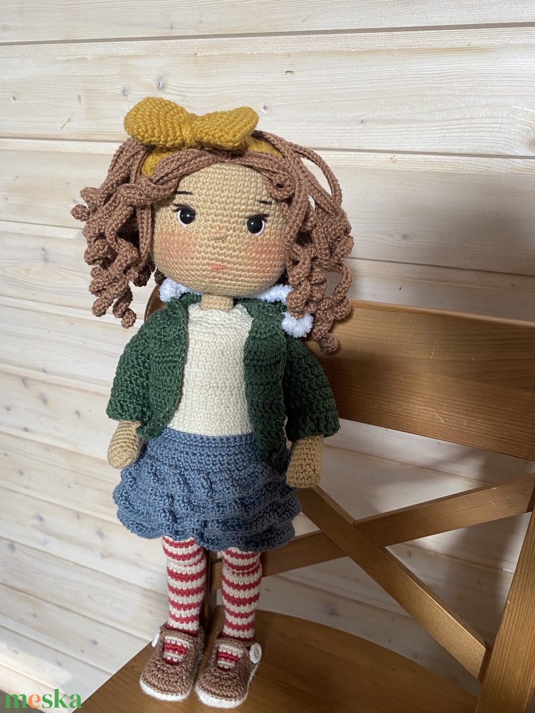 Amigurumi Lotti baba - játék & sport - baba & babaház - öltöztethető baba - Meska.hu