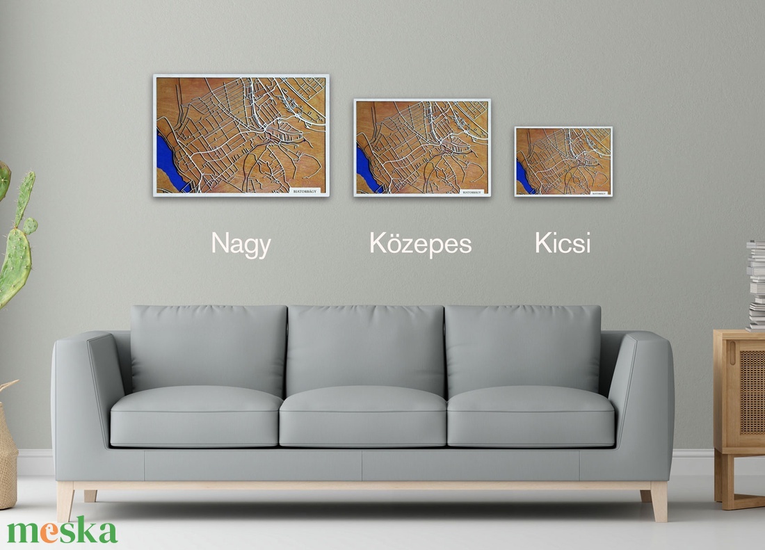 3D térkép bármelyik településről - lézervágott, gravírozott  - otthon & életmód - dekoráció - kép & falikép - 3d képek - Meska.hu
