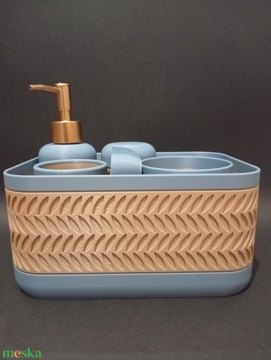 Nature fürdőszobai rendező szett - otthon & életmód - fürdőszoba - fürdőszobai tároló - Meska.hu