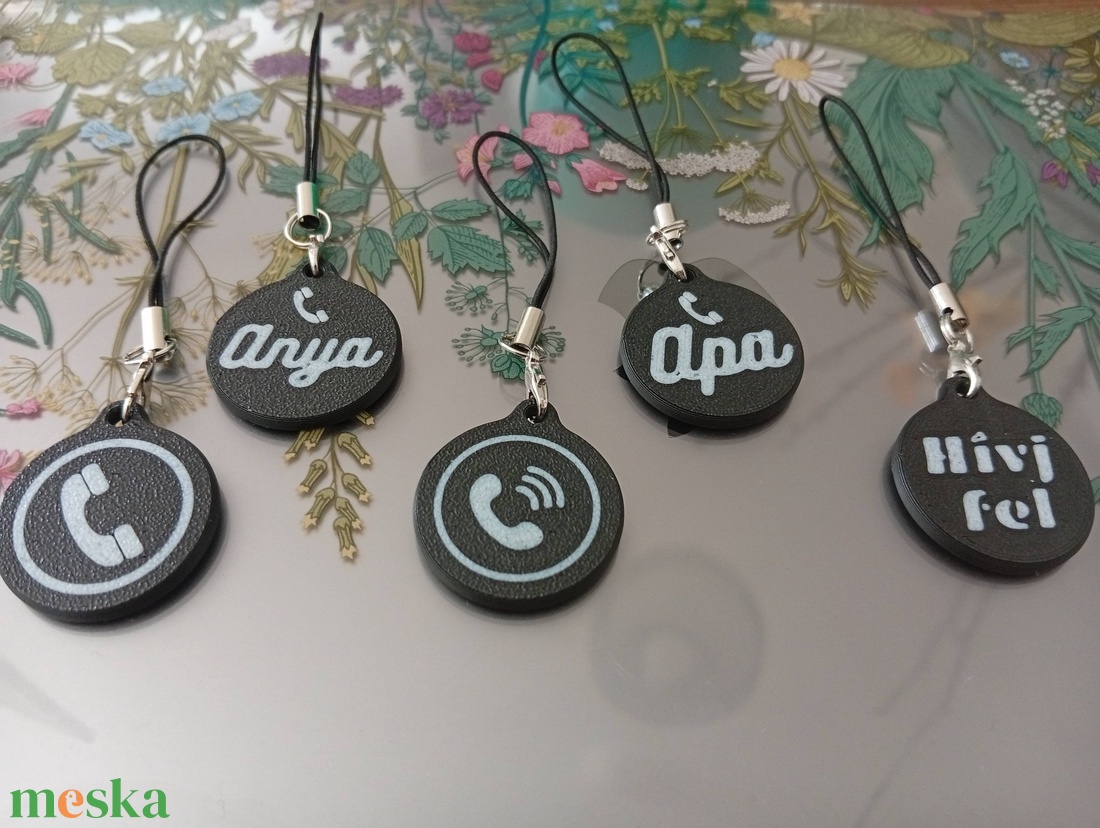 Hívj Fel! biléta - táska & tok - kulcstartó & táskadísz - táskadísz - Meska.hu