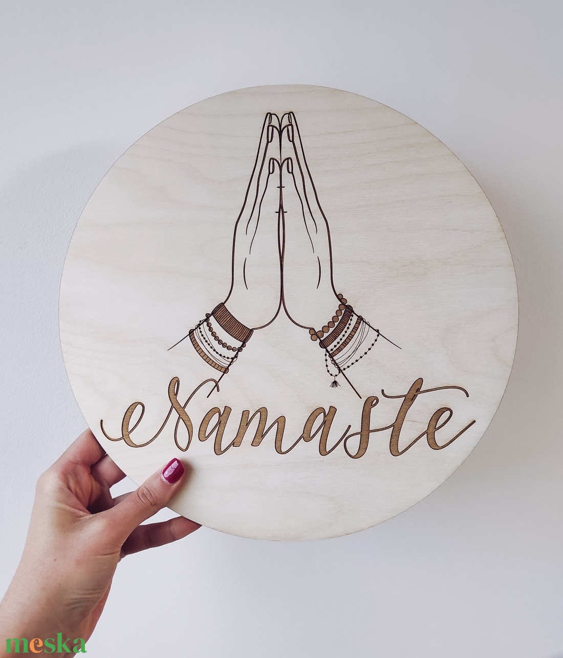 Namaste falidísz - otthon & életmód - dekoráció - kép & falikép - táblakép - Meska.hu Namaste falidísz - otthon & életmód - dekoráció - kép & falikép - táblakép - Meska.hu