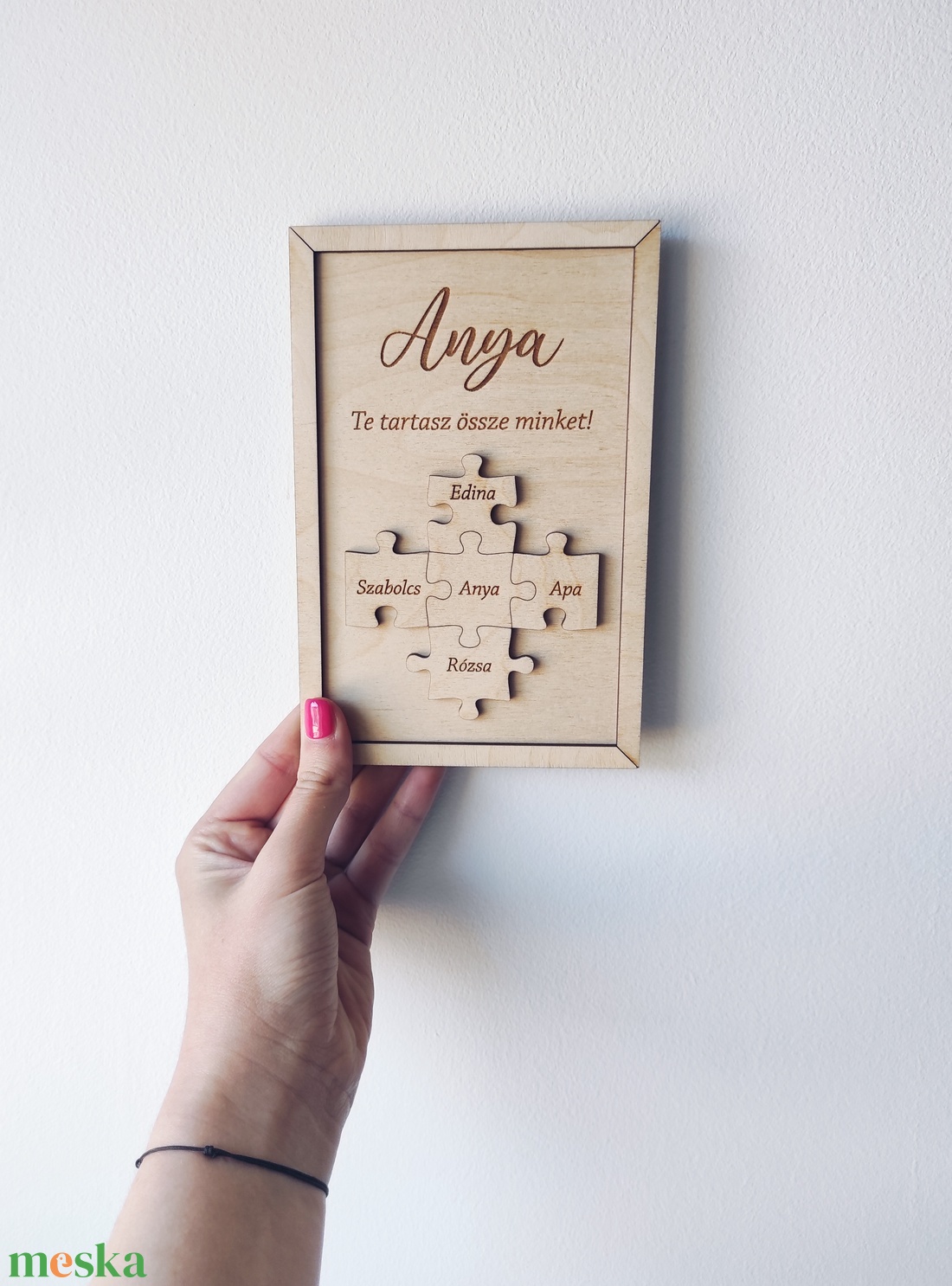 Anyák napi puzzle kép - otthon & lakás - dekoráció - kép & falikép - fából készült kép - Meska.hu Anyák napi puzzle kép - otthon & lakás - dekoráció - kép & falikép - fából készült kép - Meska.hu