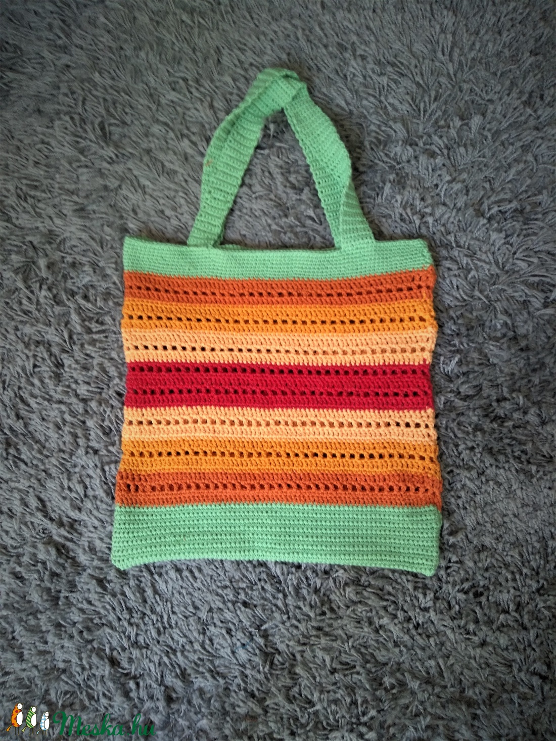 Kicsi Horgolt szatyor / bevásárló táska - táska & tok - bevásárlás & shopper táska - shopper, textiltáska, szatyor - Meska.hu Kicsi Horgolt szatyor / bevásárló táska - táska & tok - bevásárlás & shopper táska - shopper, textiltáska, szatyor - Meska.hu