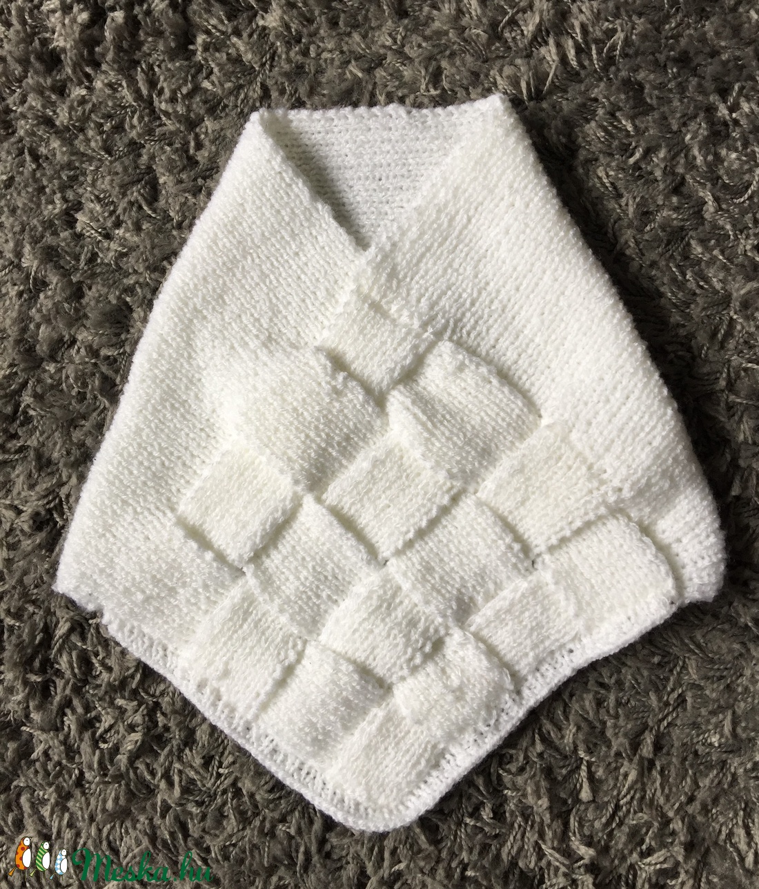 Fonott  nyaksál - ruha & divat - sál, sapka, kendő - sál - Meska.hu