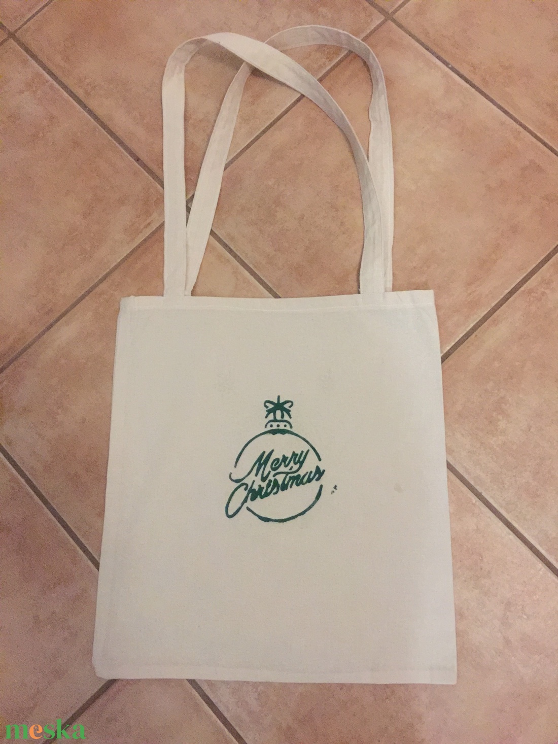 Karácsonyi  bevásárló táska - táska & tok - bevásárlás & shopper táska - shopper, textiltáska, szatyor - Meska.hu