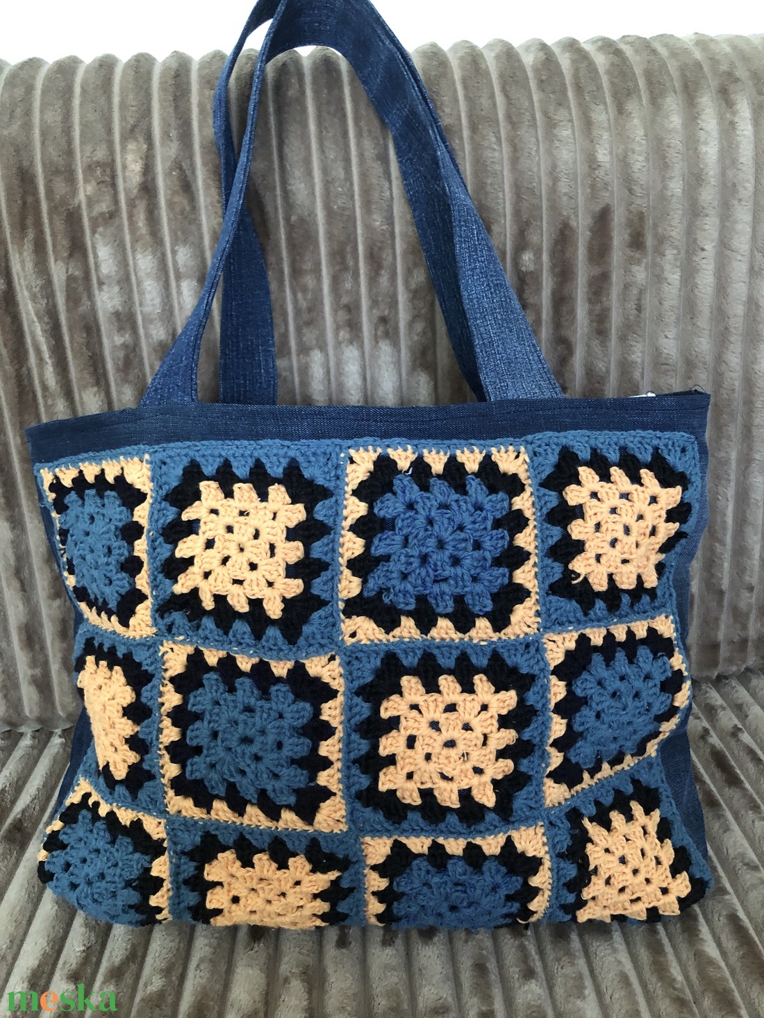 Farmer horgolással - táska & tok - kézitáska & válltáska - válltáska - Meska.hu