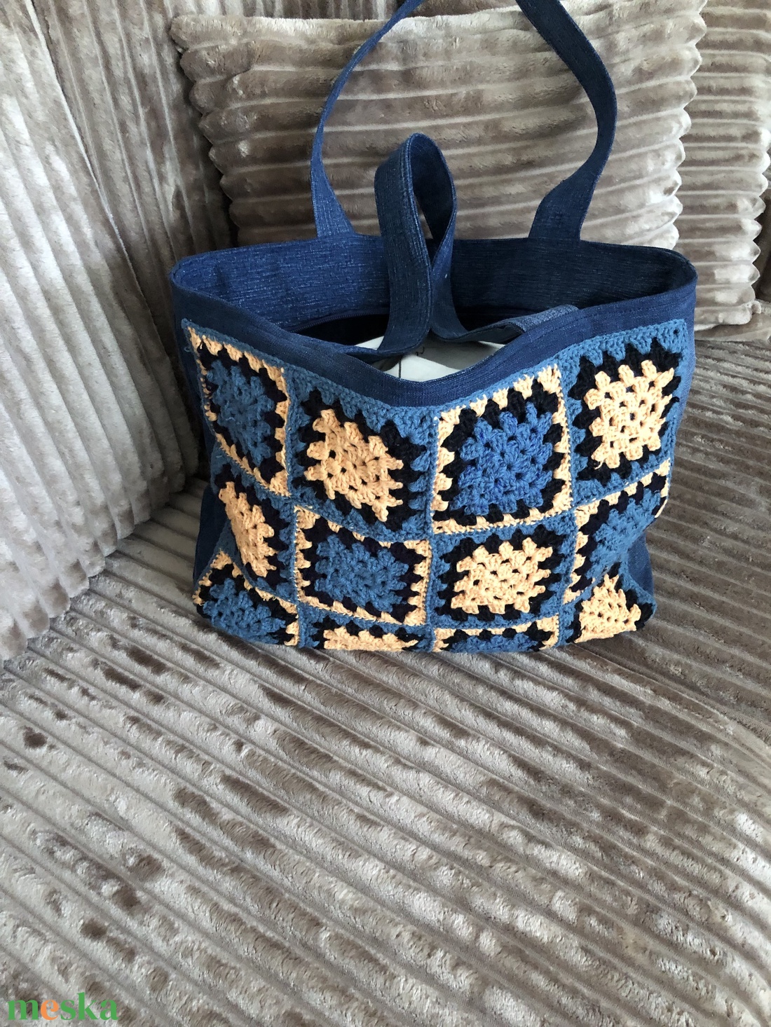 Farmer horgolással - táska & tok - kézitáska & válltáska - válltáska - Meska.hu