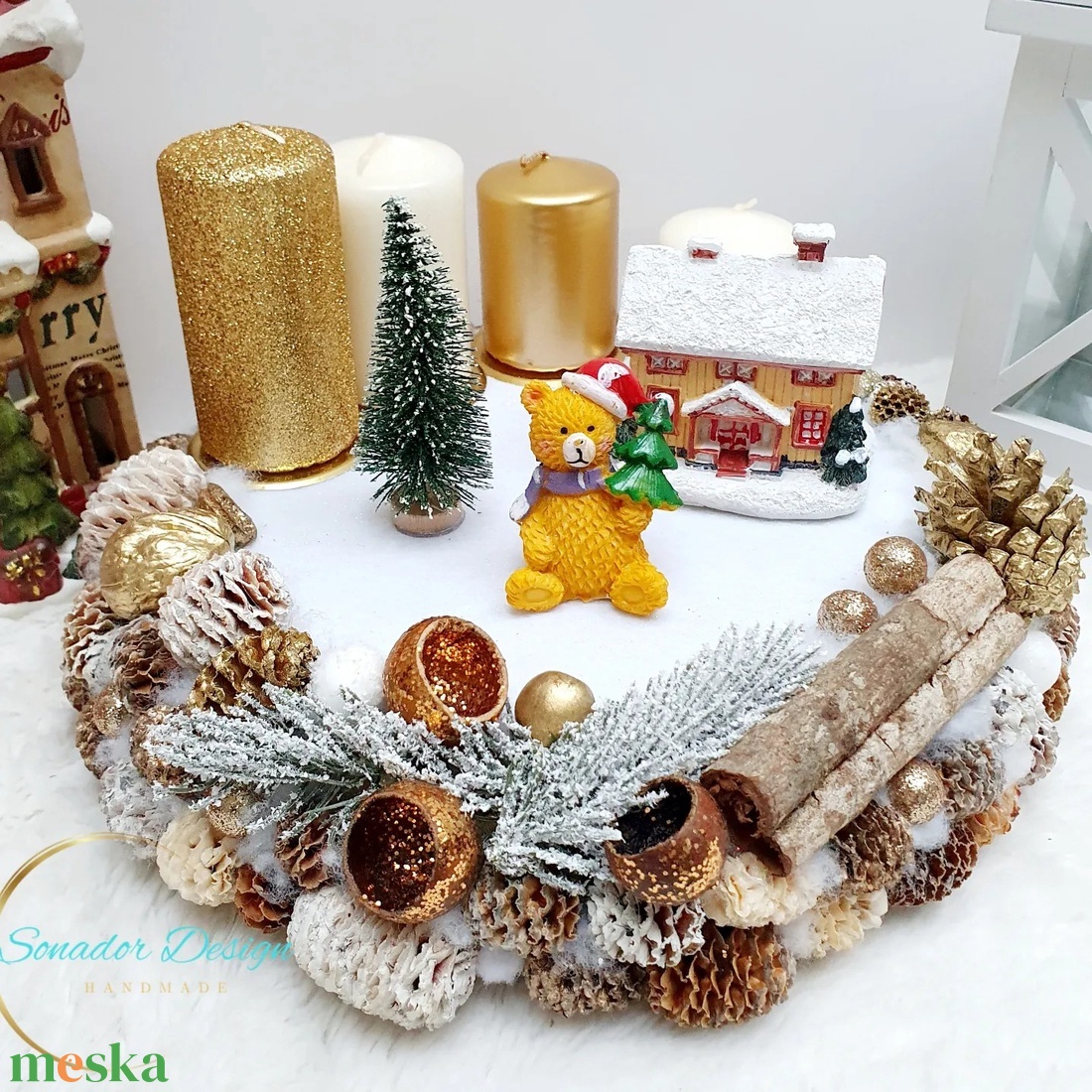 Adventi koszorú - karácsony - adventi díszek - adventi koszorú - Meska.hu Adventi koszorú - karácsony - adventi díszek - adventi koszorú - Meska.hu