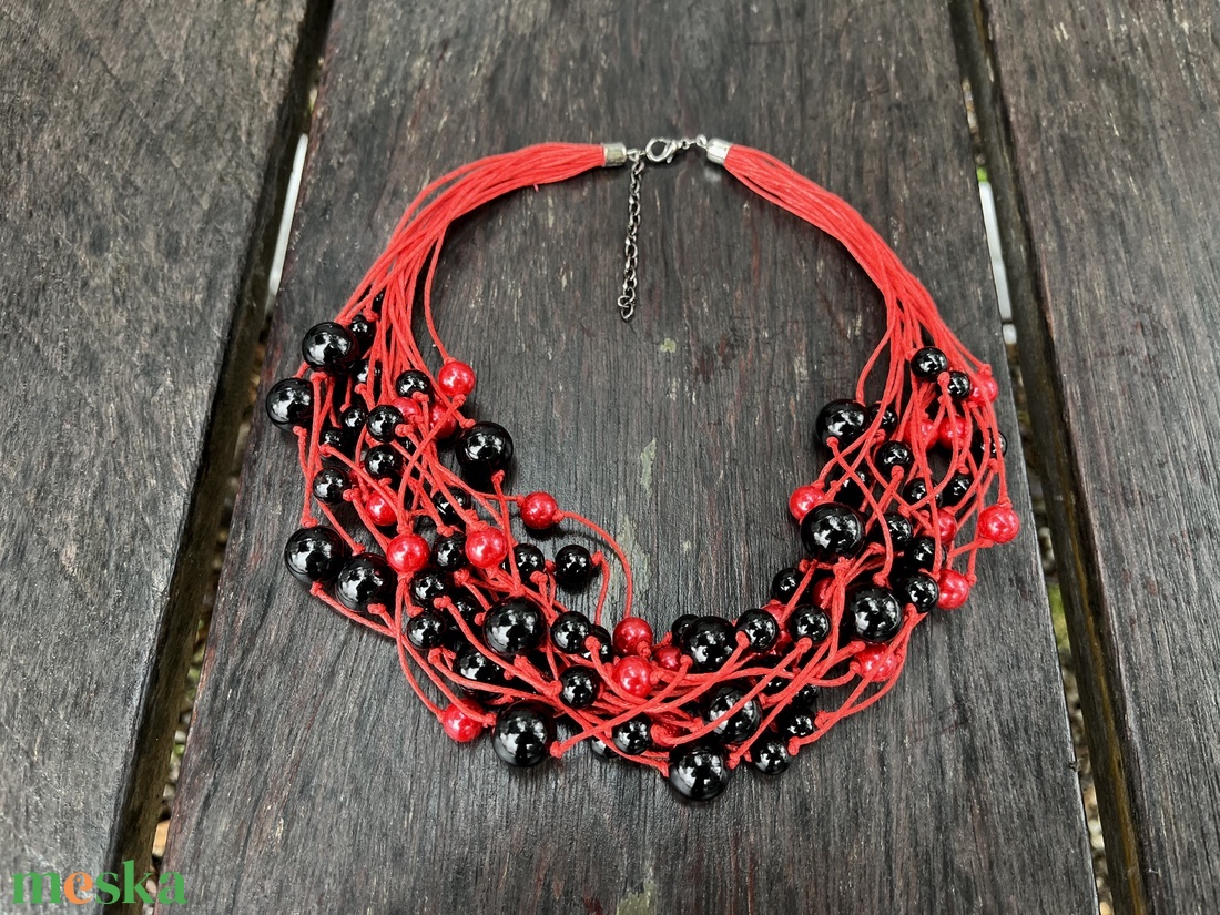 L3250 Flamenco nyalánc - 30% AKCIÓ - ékszer - nyaklánc - gyöngyös nyaklánc - Meska.hu L3250 Flamenco nyalánc - 30% AKCIÓ - ékszer - nyaklánc - gyöngyös nyaklánc - Meska.hu