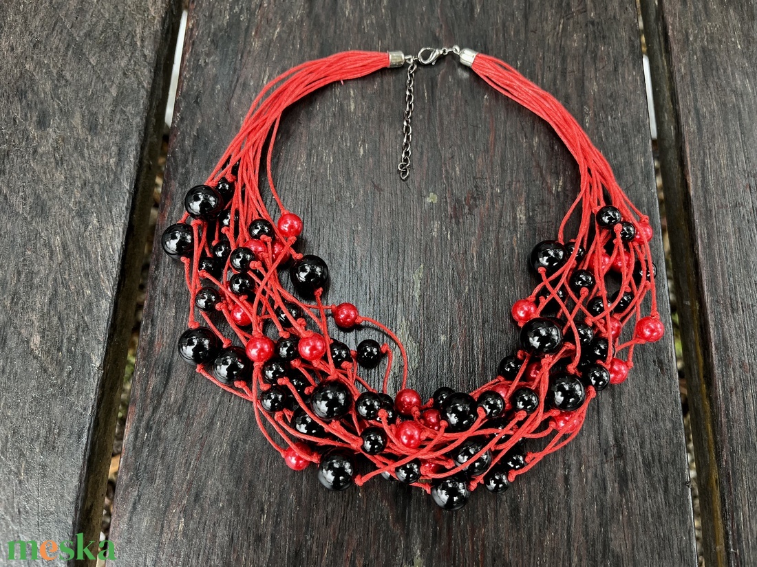 L3250 Flamenco nyalánc - 30% AKCIÓ - ékszer - nyaklánc - gyöngyös nyaklánc - Meska.hu L3250 Flamenco nyalánc - 30% AKCIÓ - ékszer - nyaklánc - gyöngyös nyaklánc - Meska.hu