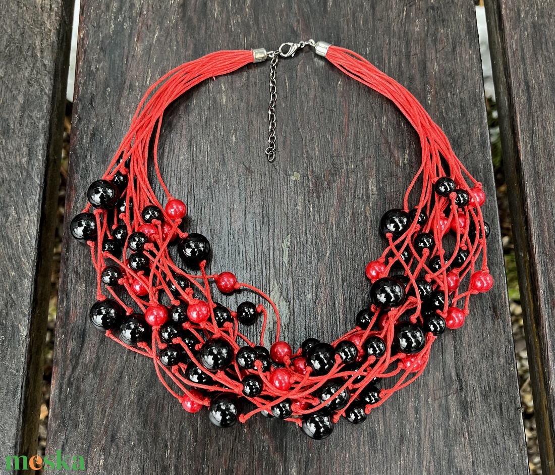 L3250 Flamenco nyalánc - 30% AKCIÓ - ékszer - nyaklánc - gyöngyös nyaklánc - Meska.hu L3250 Flamenco nyalánc - 30% AKCIÓ - ékszer - nyaklánc - gyöngyös nyaklánc - Meska.hu