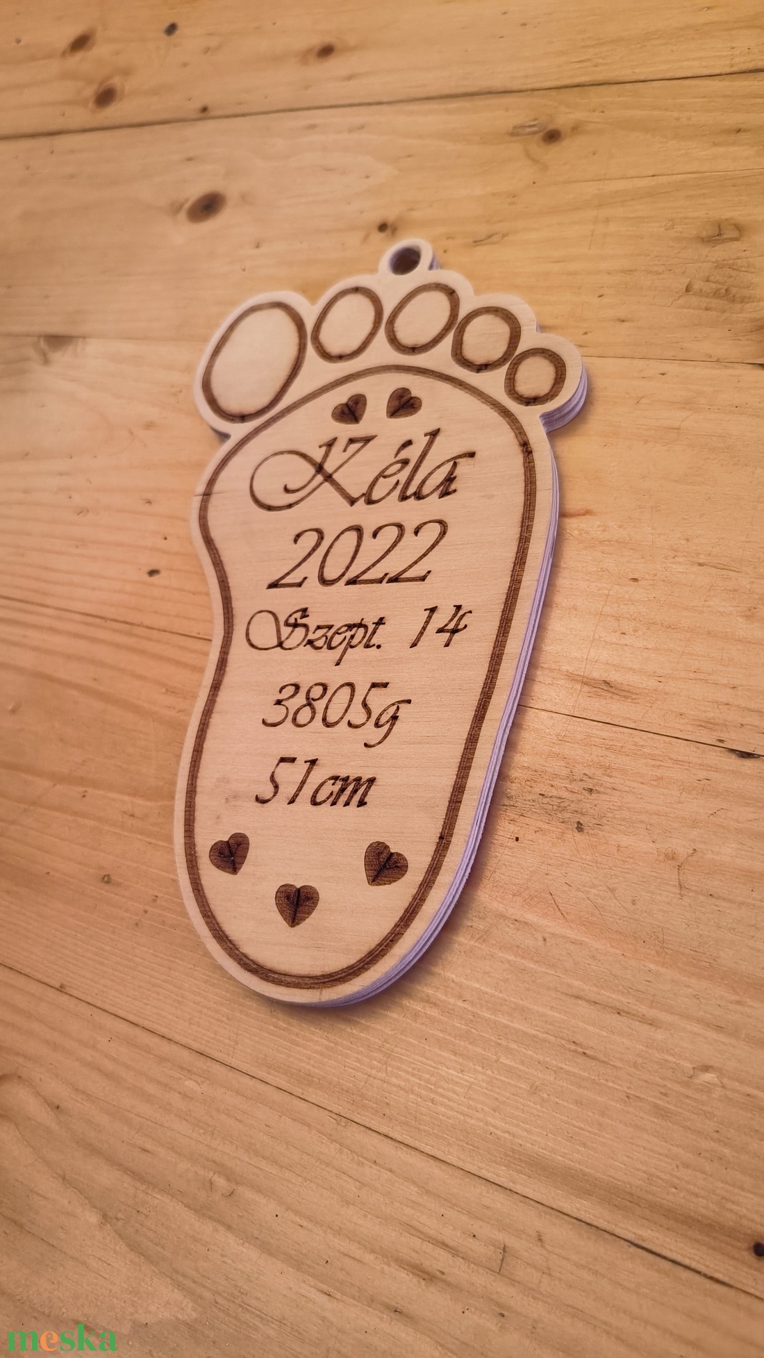 Gyermek dísz, falidísz, dísz, fa talp - otthon & életmód - dekoráció - fali és függő dekoráció - függődísz - Meska.hu