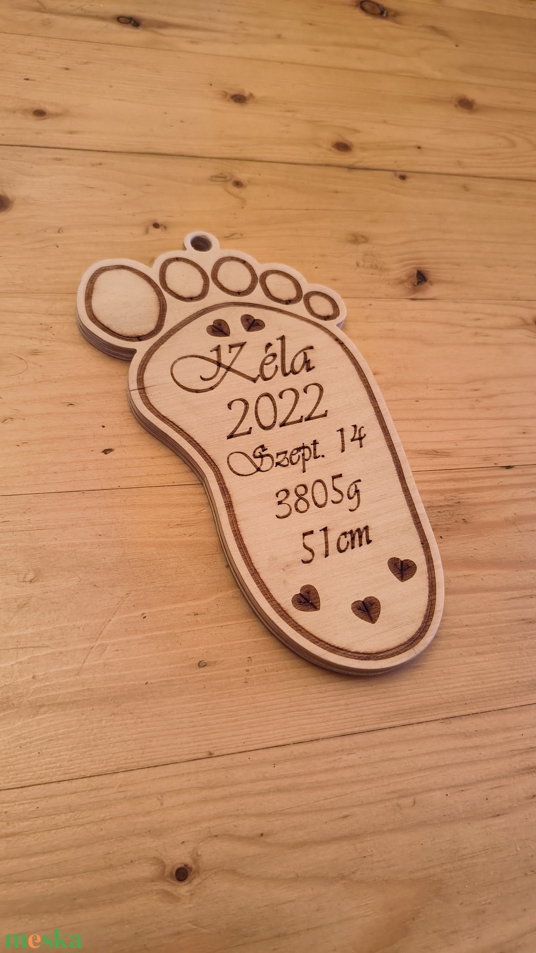 Gyermek dísz, falidísz, dísz, fa talp - otthon & életmód - dekoráció - fali és függő dekoráció - függődísz - Meska.hu