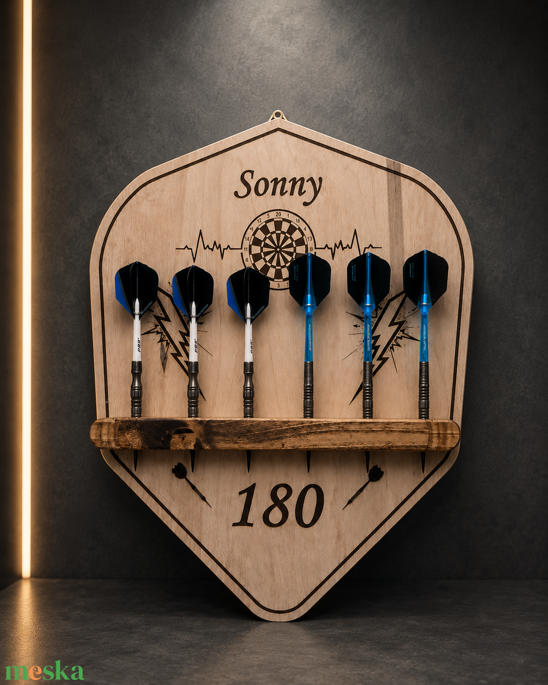 Darts tartó  - otthon & életmód - tárolás & rendszerezés - fali tároló - Meska.hu