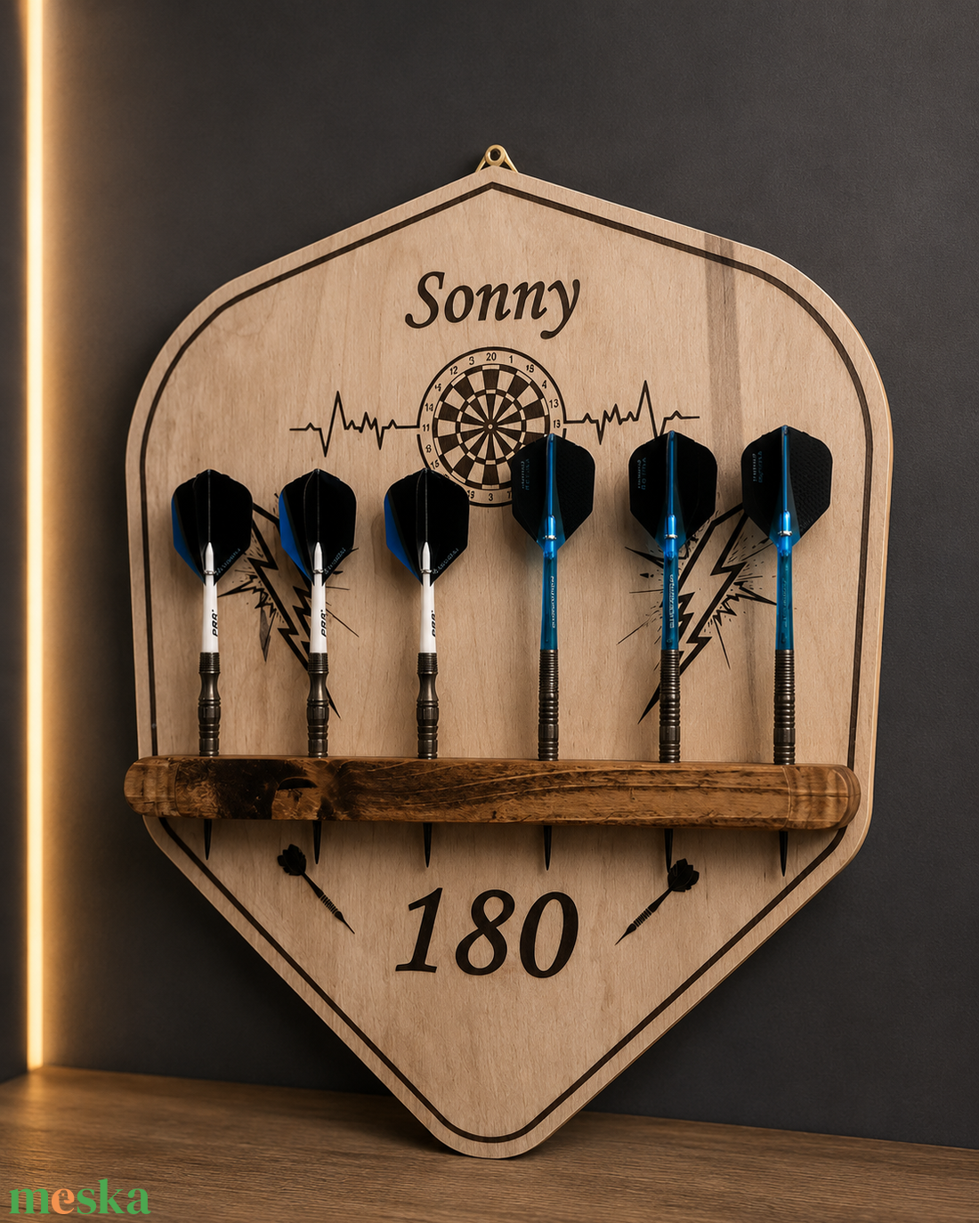 Darts tartó  - otthon & életmód - tárolás & rendszerezés - fali tároló - Meska.hu