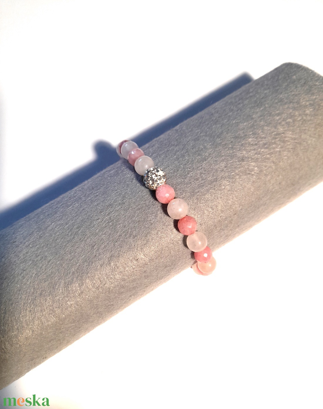 Női erő karkötő szett / Rózsakvarc - Pink Jade páros kakötő - ékszer - karkötő - gyöngyös karkötő - Meska.hu Női erő karkötő szett / Rózsakvarc - Pink Jade páros kakötő - ékszer - karkötő - gyöngyös karkötő - Meska.hu