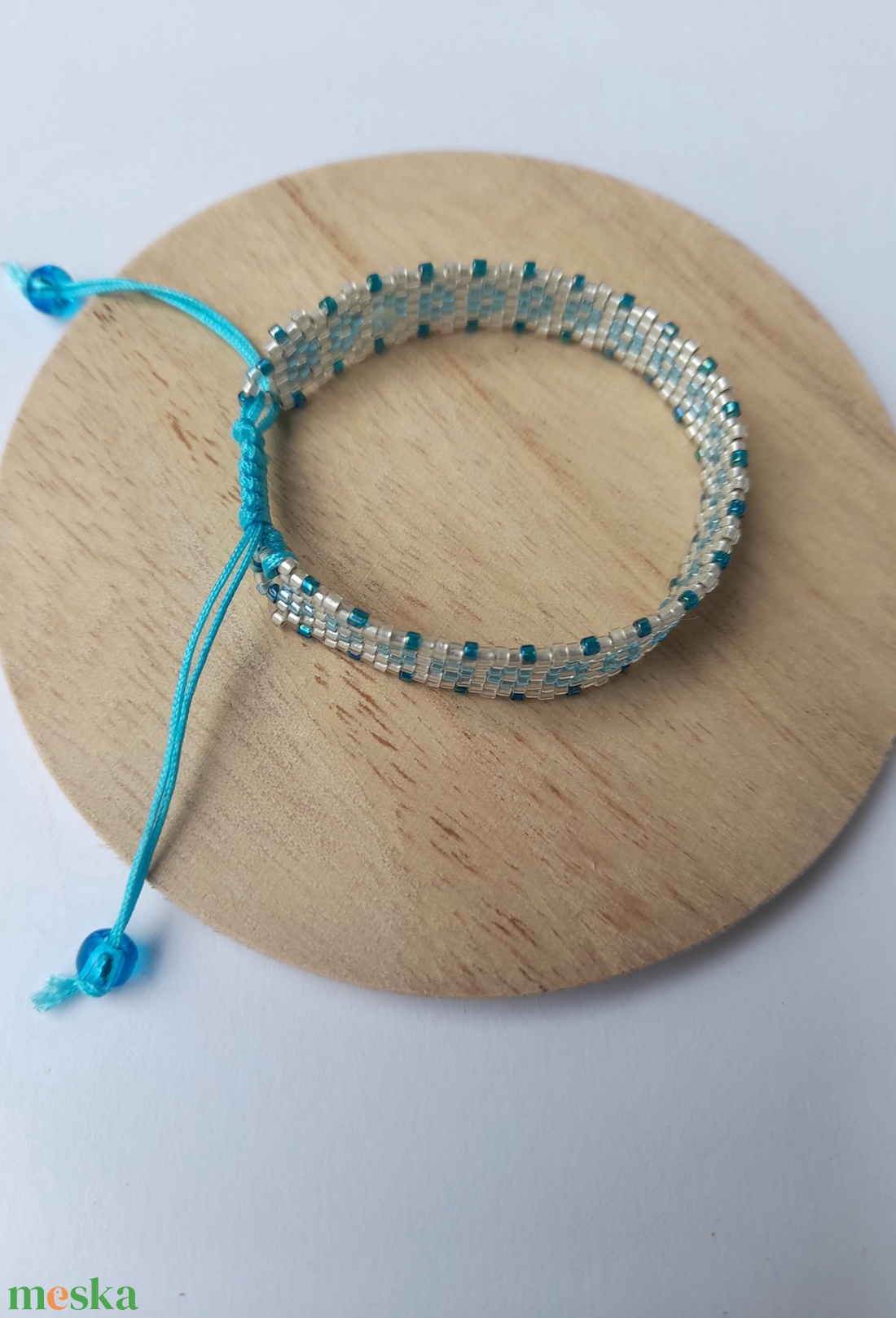 Virágok  3 - gyermek, felnőtt peyote karkötő  - ékszer - karkötő - gyöngyös karkötő - Meska.hu