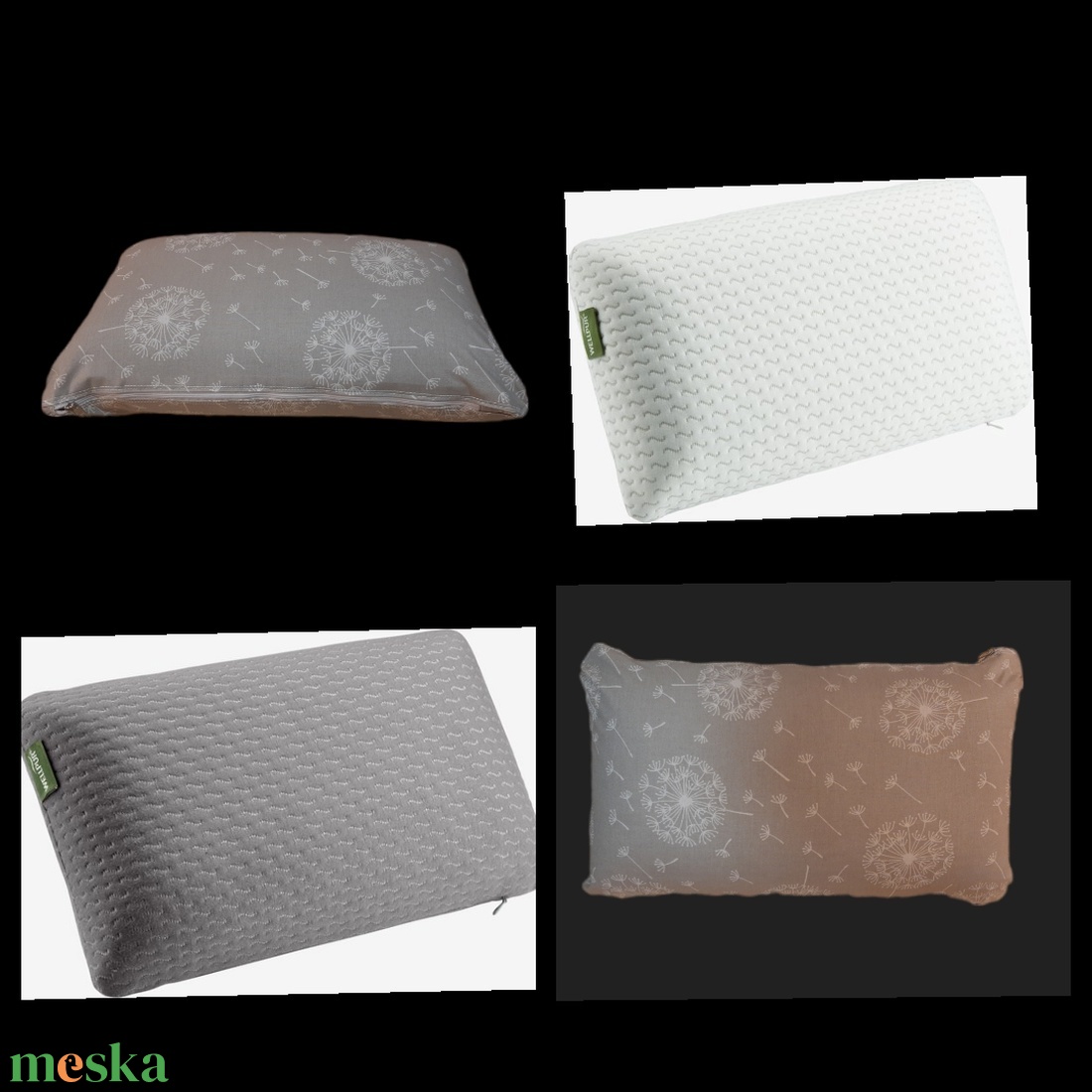 Párnahuzat 24x42x12 cm Anatómiai memory ergonómiai WELLPUR utazópárnához többféle mintával - otthon & életmód - lakástextil - párna & párnahuzat - Meska.hu