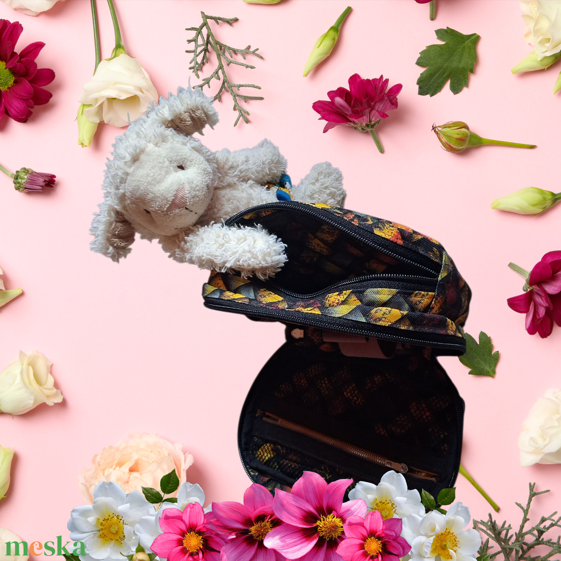 Vércukormérő cukormérő diab diabetes és pen tartó tok táska dupla cipzáros - szépségápolás - egészségmegőrzési kellékek - vércukormérő tok, táska - Meska.hu