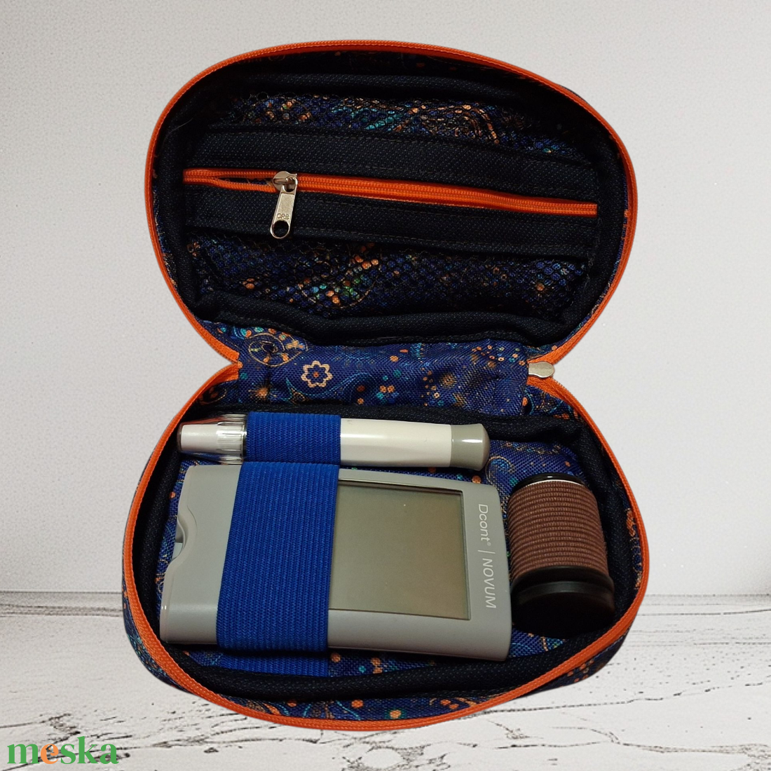 Vércukormérő cukormérő diab diabetes tok  - szépségápolás - egészségmegőrzési kellékek - vércukormérő tok, táska - Meska.hu