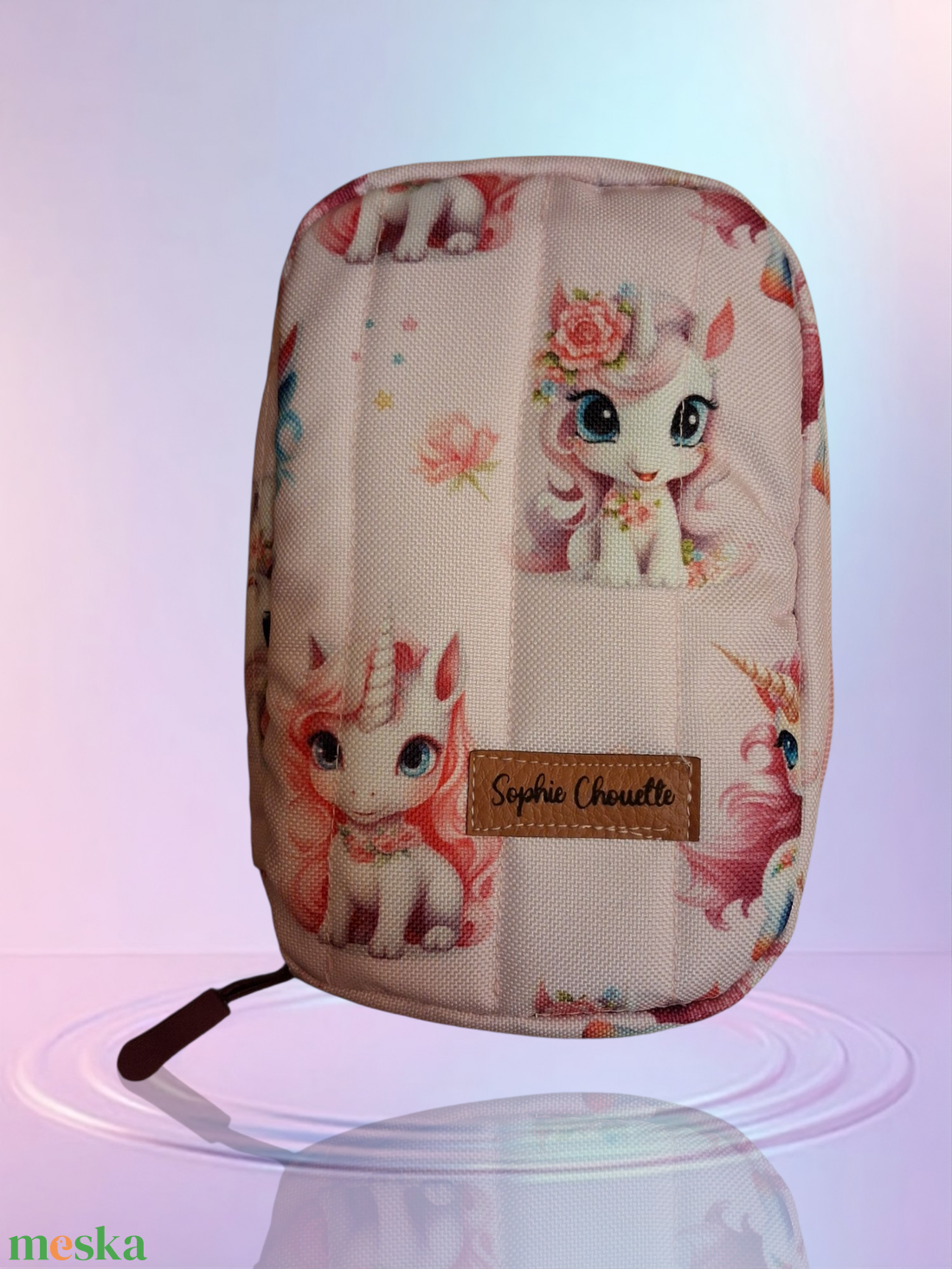 Vércukormérő cukormérő diab diabetes tok unikornis - szépségápolás - egészségmegőrzési kellékek - vércukormérő tok, táska - Meska.hu