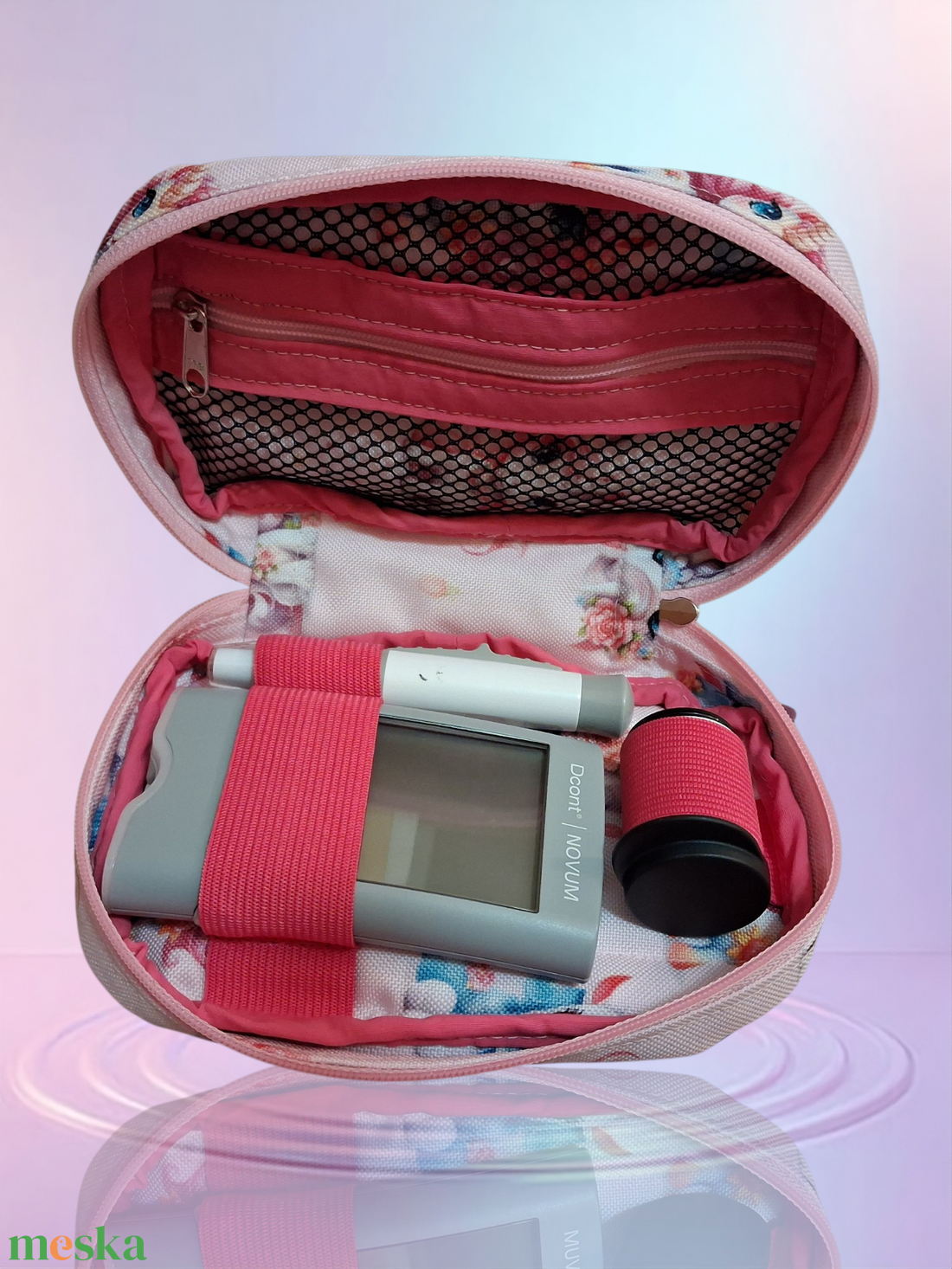 Vércukormérő cukormérő diab diabetes tok unikornis - szépségápolás - egészségmegőrzési kellékek - vércukormérő tok, táska - Meska.hu