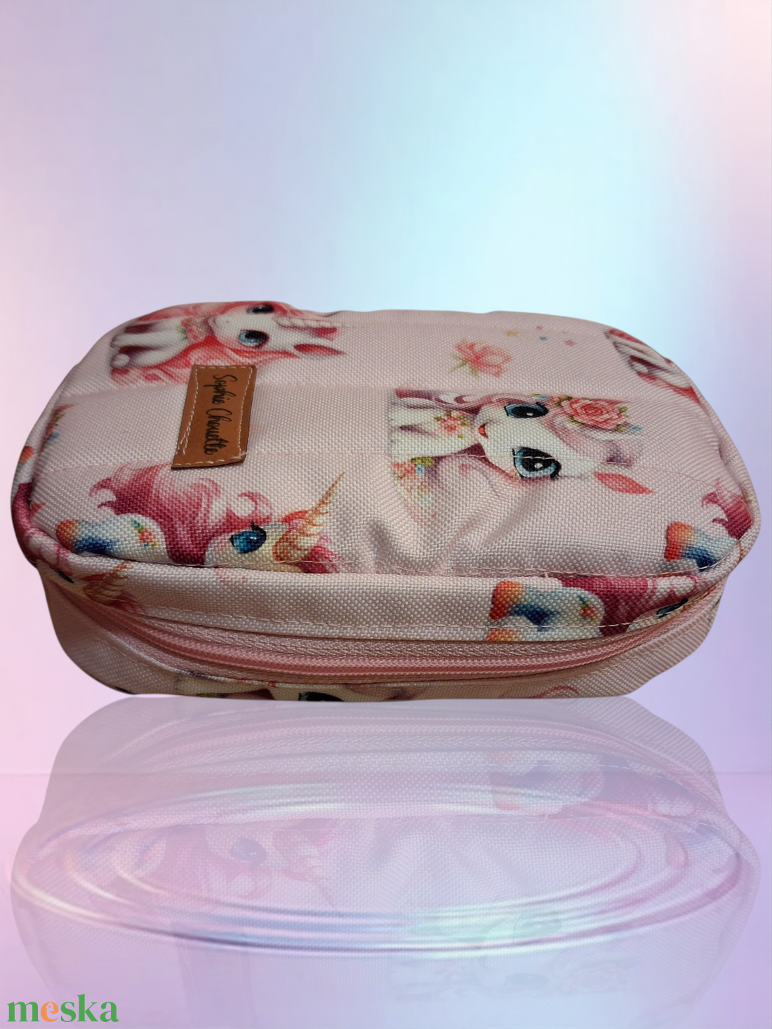 Vércukormérő cukormérő diab diabetes tok unikornis - szépségápolás - egészségmegőrzési kellékek - vércukormérő tok, táska - Meska.hu