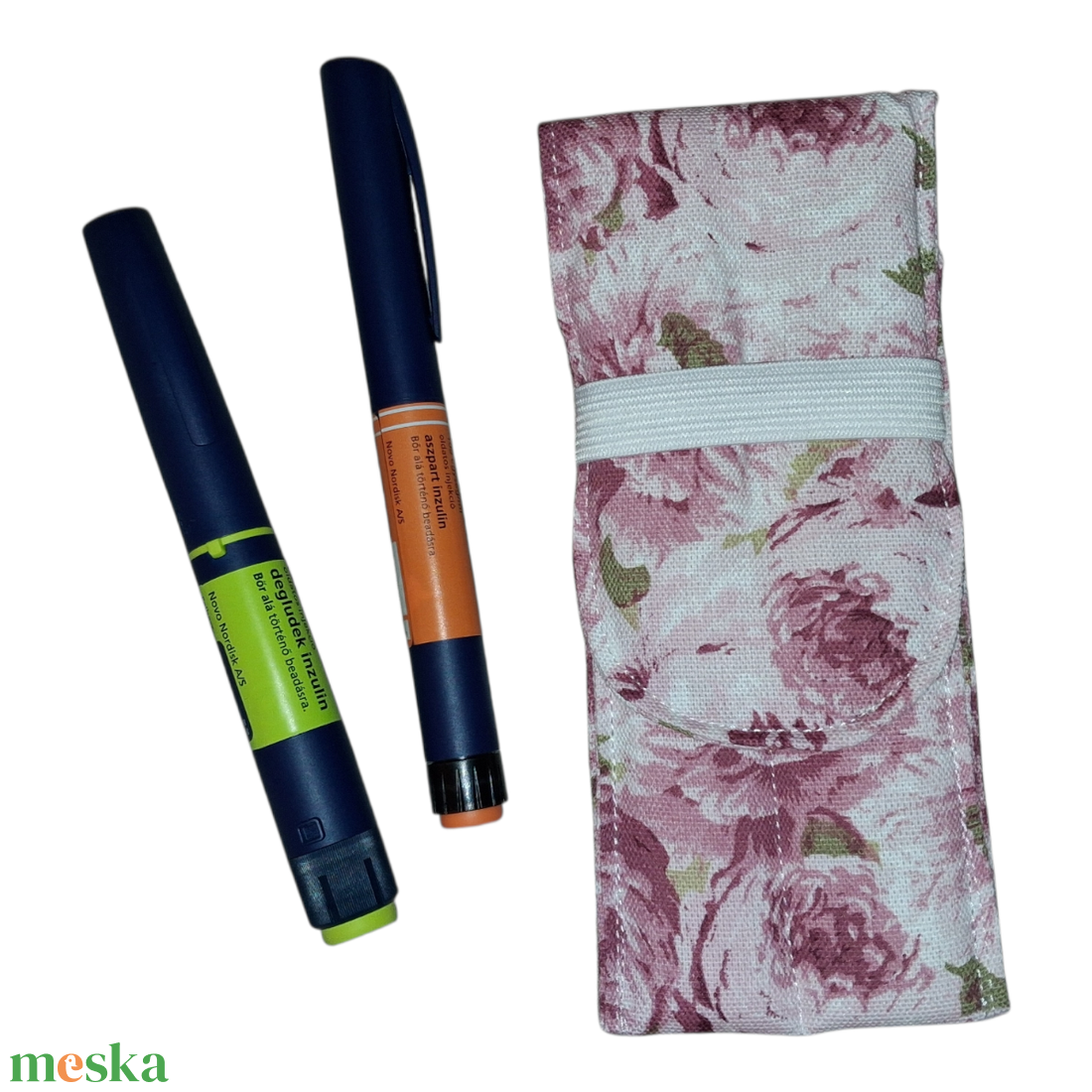 PEN inzulin adagoló toll szivacsos tok diabetes tok  - szépségápolás - egészségmegőrzési kellékek - vércukormérő tok, táska - Meska.hu