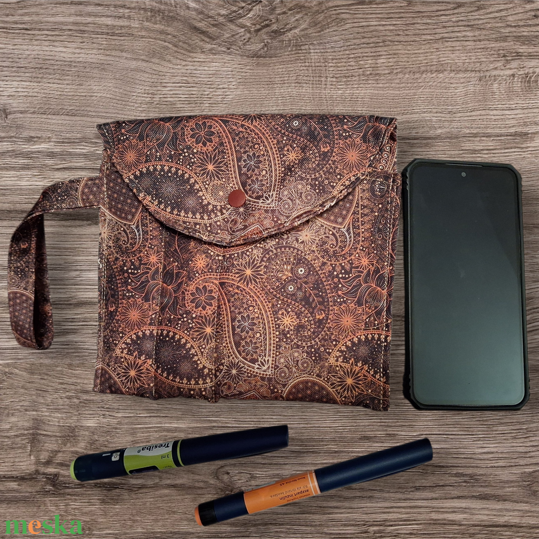 Okostelefon és inzulin pen tartó tok szenzort használóknak - szépségápolás - egészségmegőrzési kellékek - vércukormérő tok, táska - Meska.hu