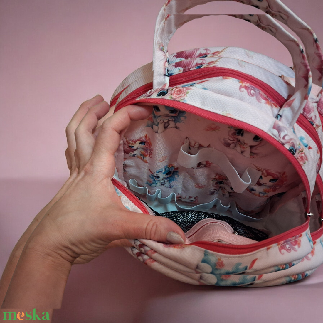 Vércukormérő cukormérő diab diabetes és pen tartó keresztpántos hátitáska hátizsák - szépségápolás - egészségmegőrzési kellékek - vércukormérő tok, táska - Meska.hu