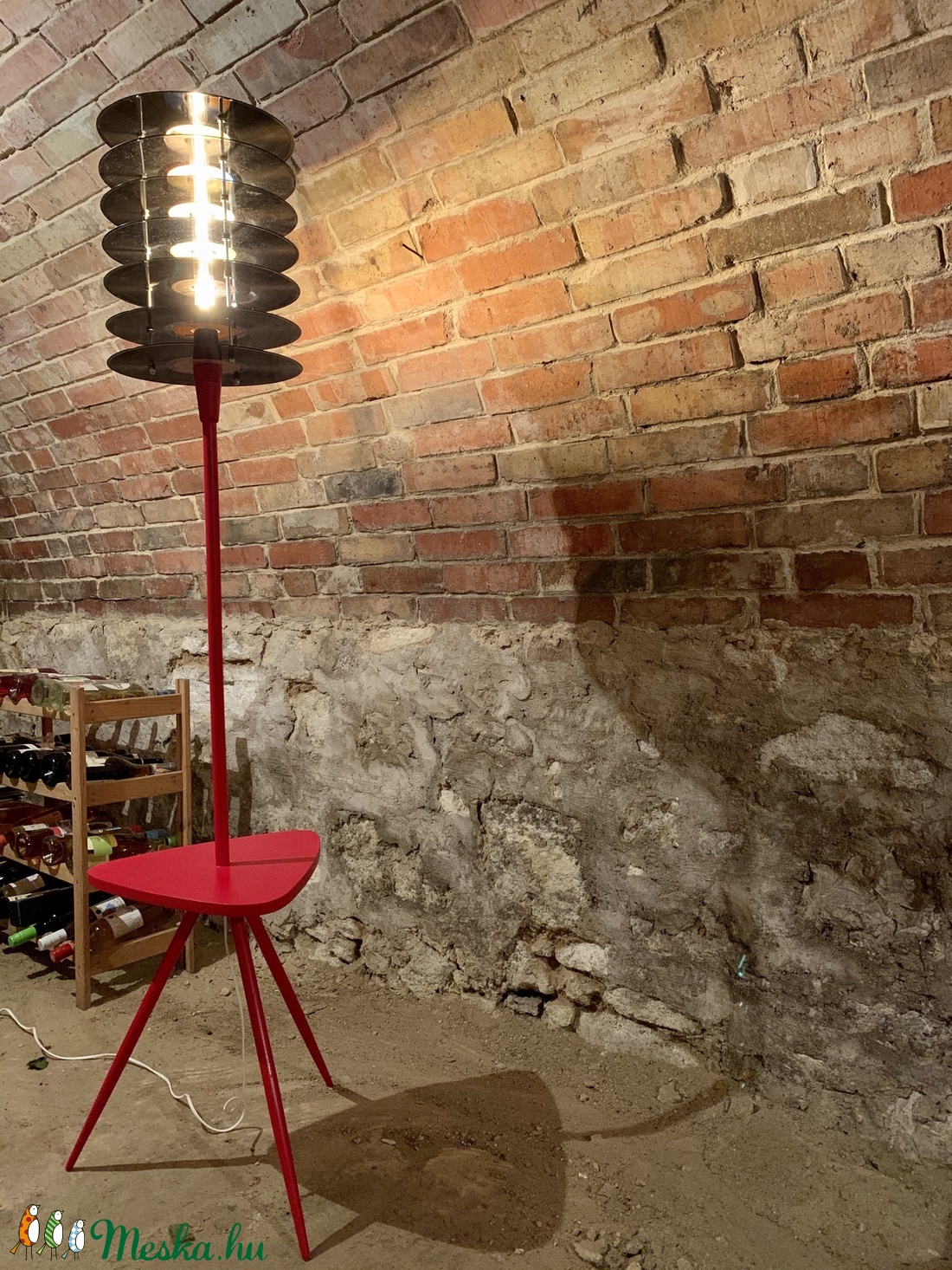 Állólámpa bakelit lemezekből - - Meska.hu Állólámpa bakelit lemezekből - - Meska.hu